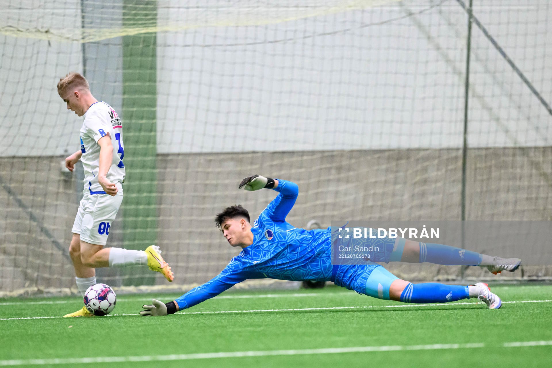 Haugesunds Mathias Myklebust och FC Köpenhamns Oscar Buur