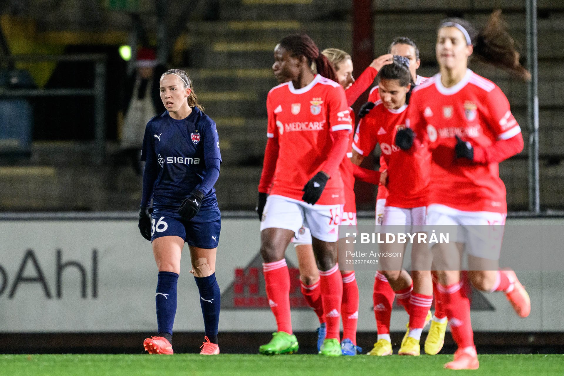 Athinna Persson of Rosengård looks dejected