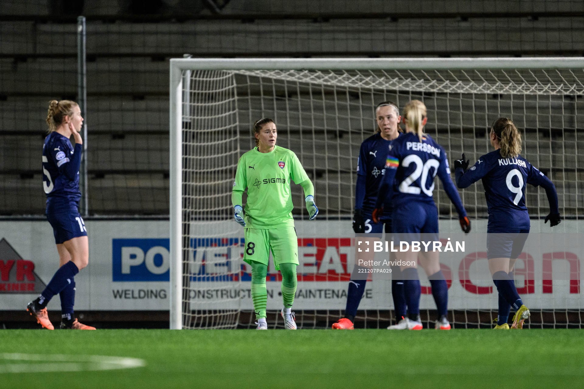 goalkeeper Teagan Micah of Rosengård looks dejected