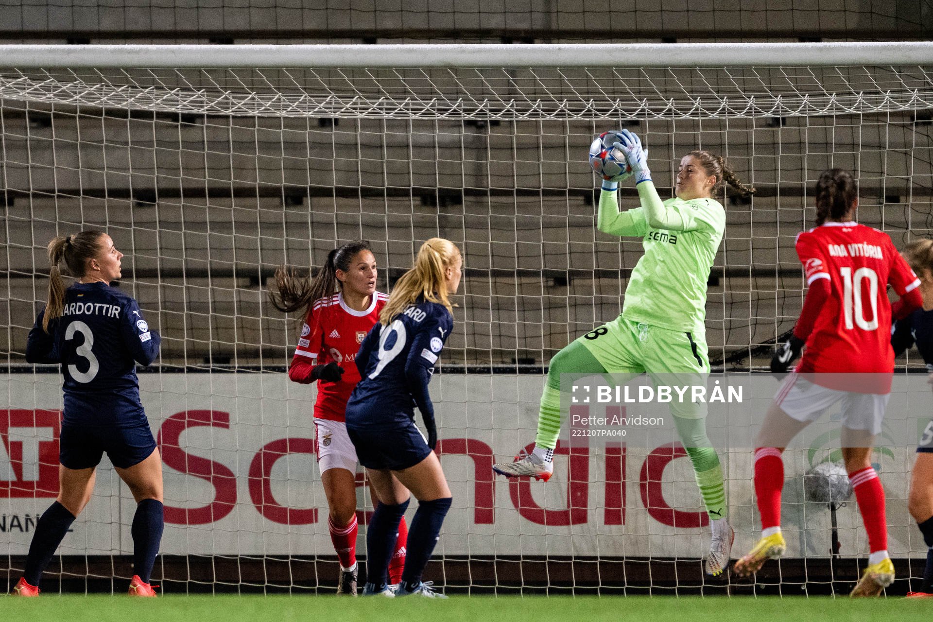 Goalkeeper Teagan Micah of Rosengård