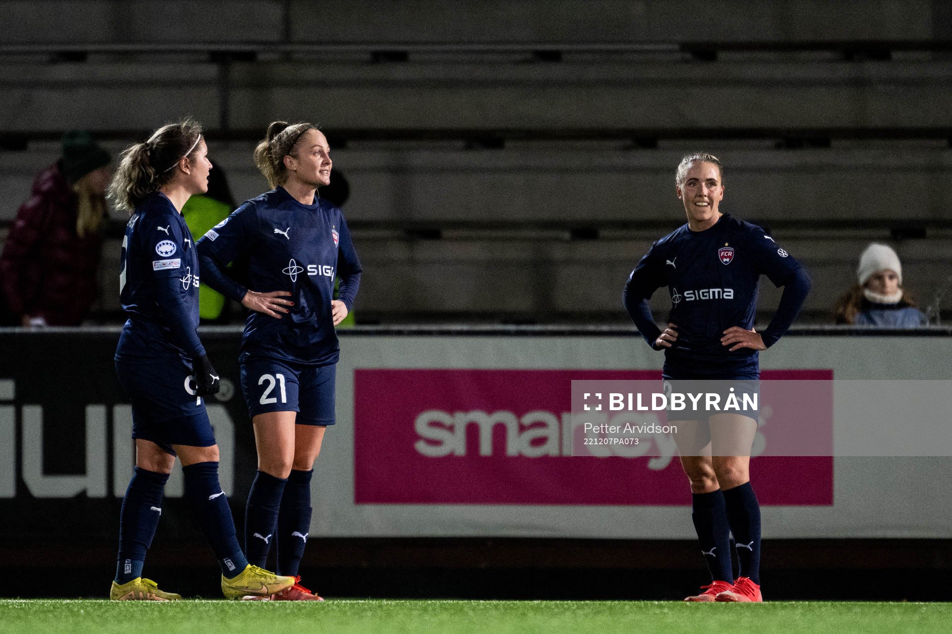 Loreta Kullashi, Karin Lundin and Gudrun Arnardottir of