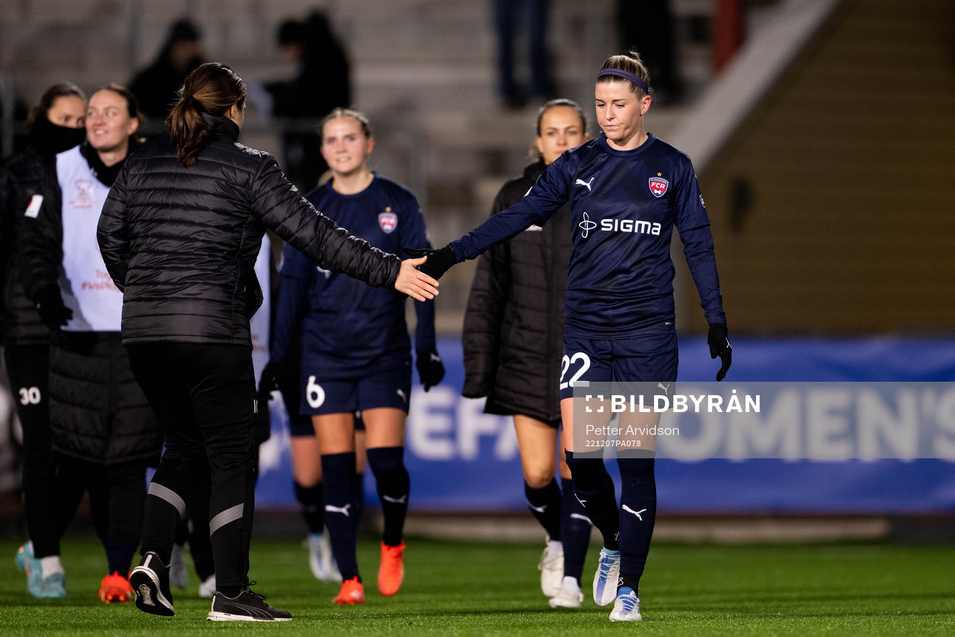 Olivia Schough of Rosengård looks dejected