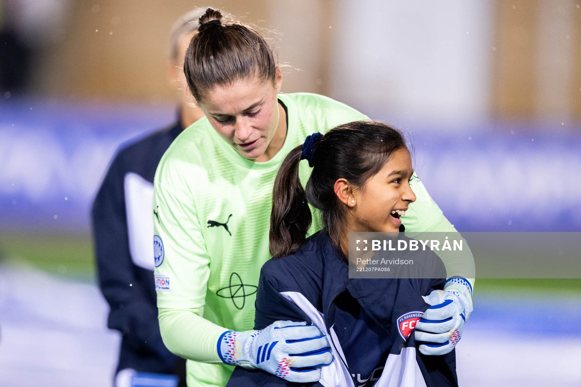 Goalkeeper Teagan Micah of Rosengård