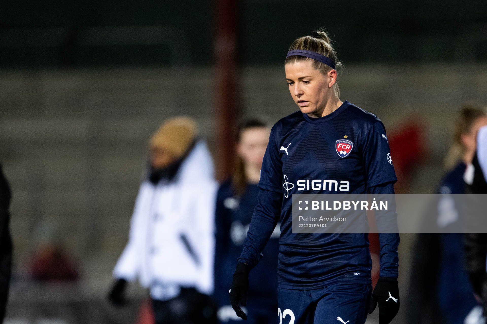 Olivia Schough of Rosengård looks dejected