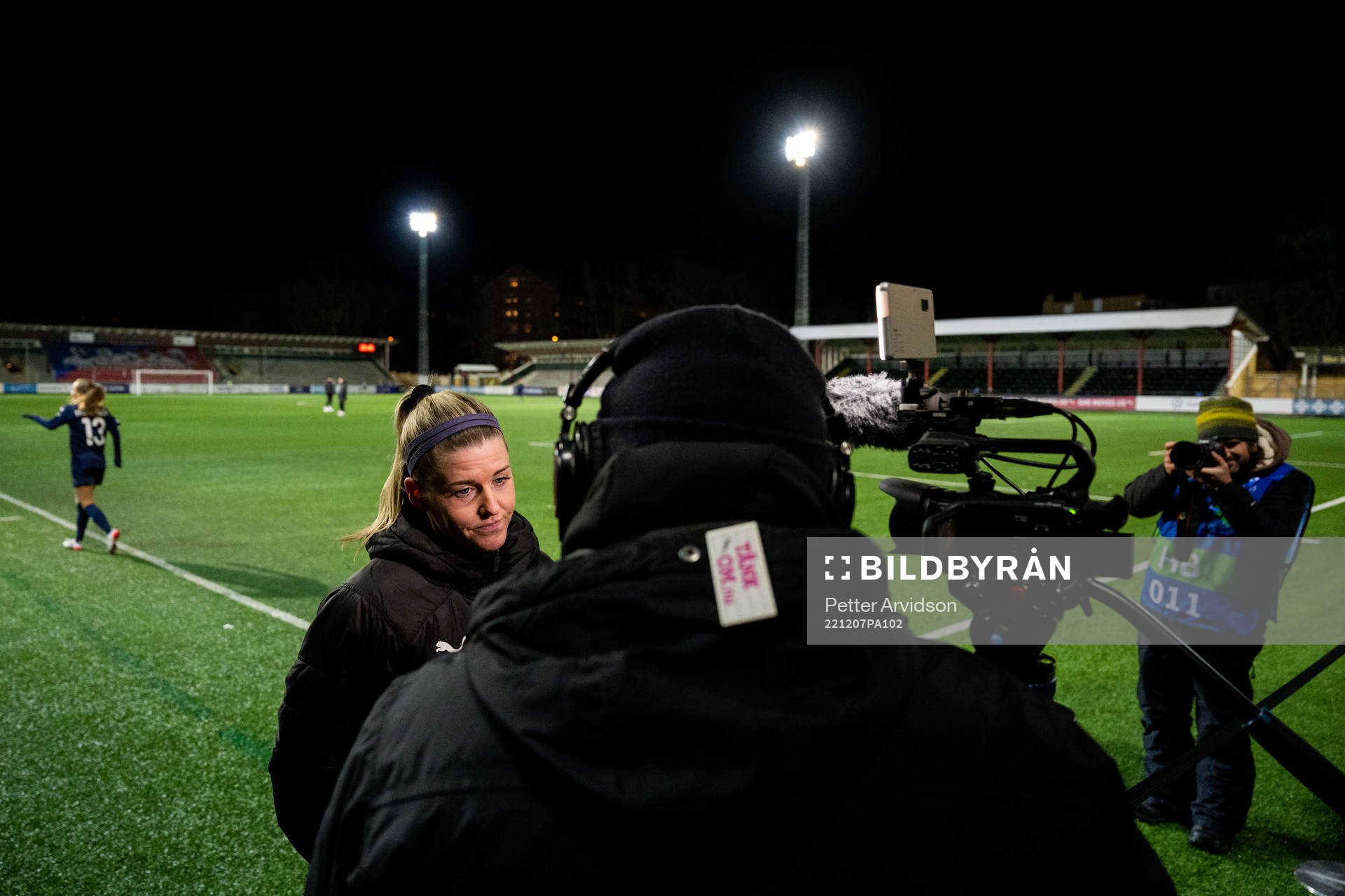 Olivia Schough of Rosengård is interviewed