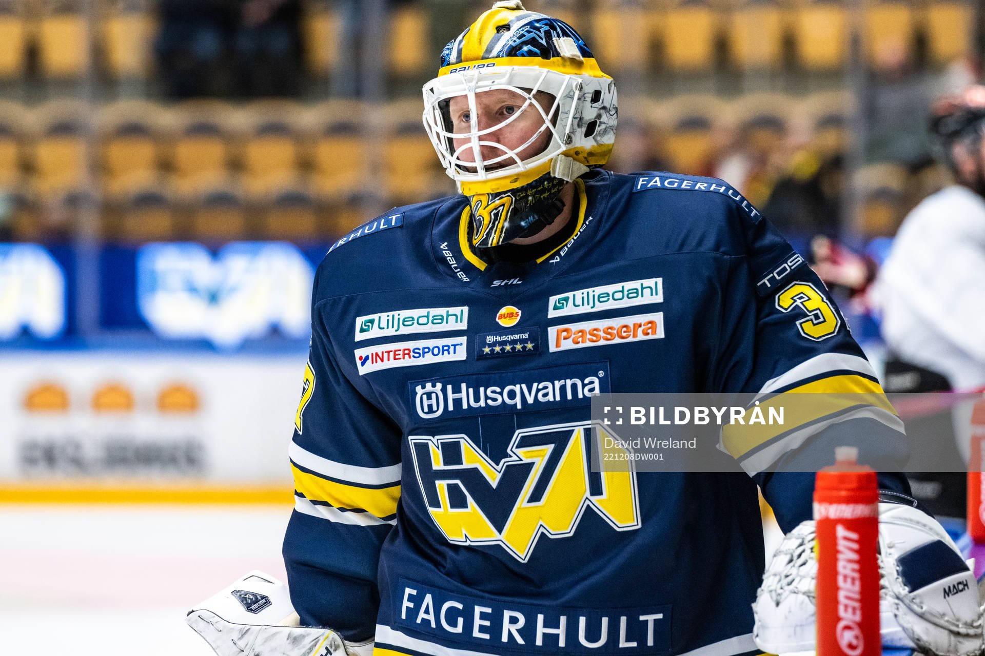 HV71s målvakt Jonas Gunnarsson