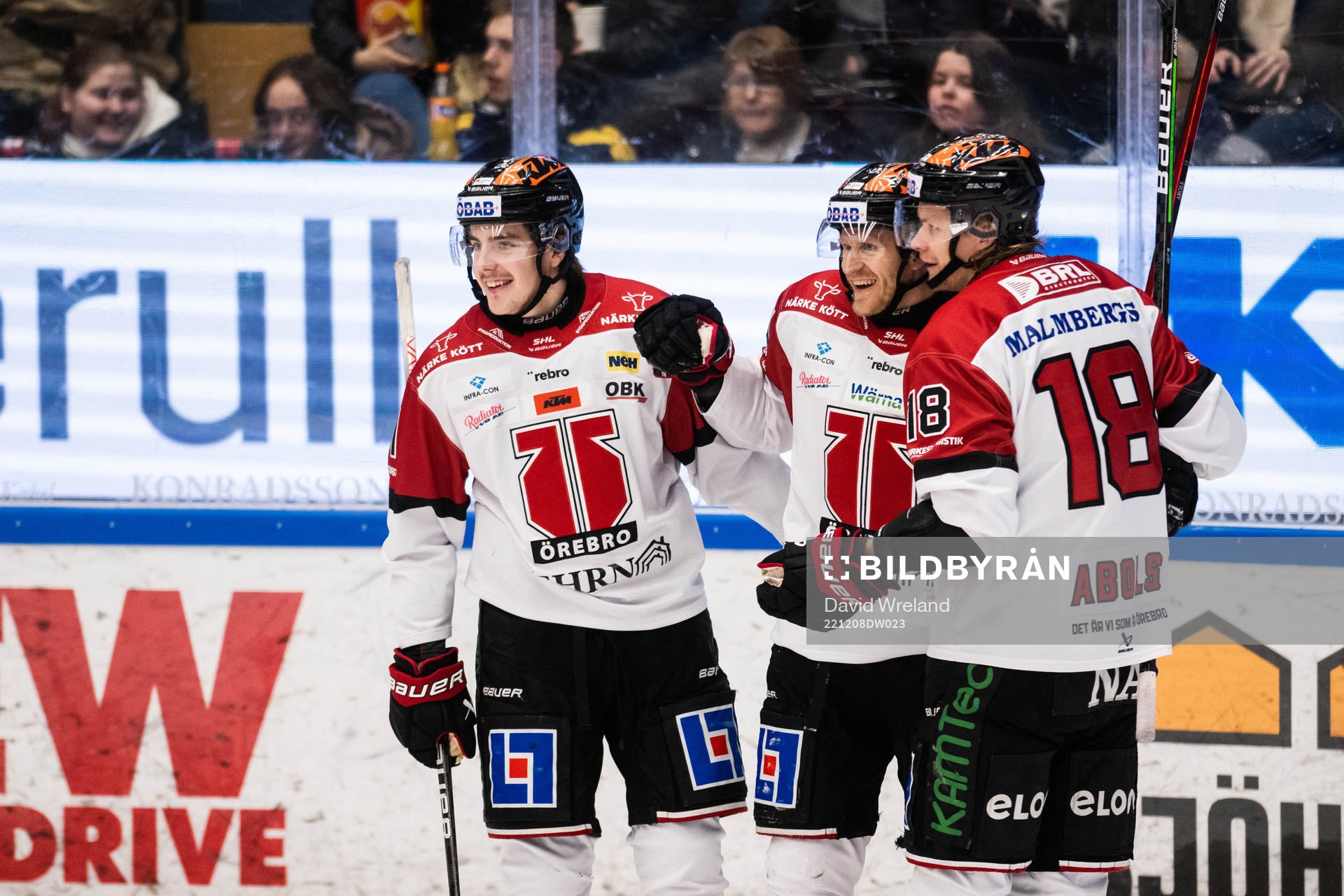 Örebros Jani Lajunen jublar