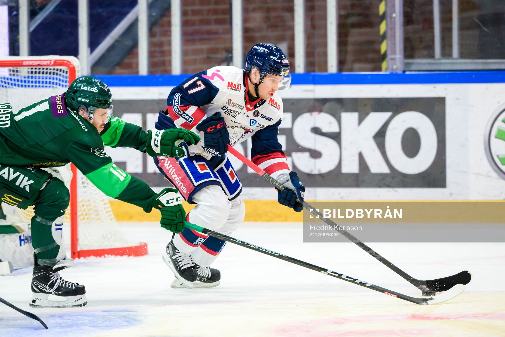 Färjestads Joakim Nygård och Linköpings Sebastian
