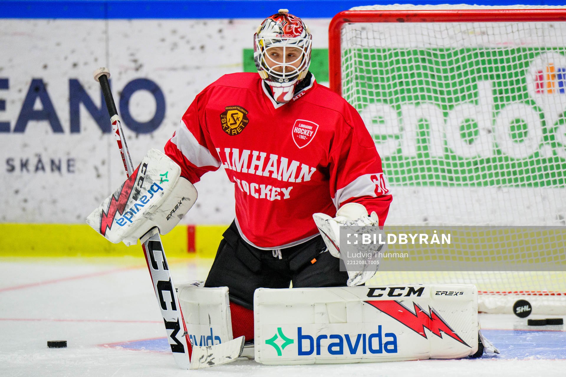 Malmö Redhawks målvakt Daniel Marmenlind