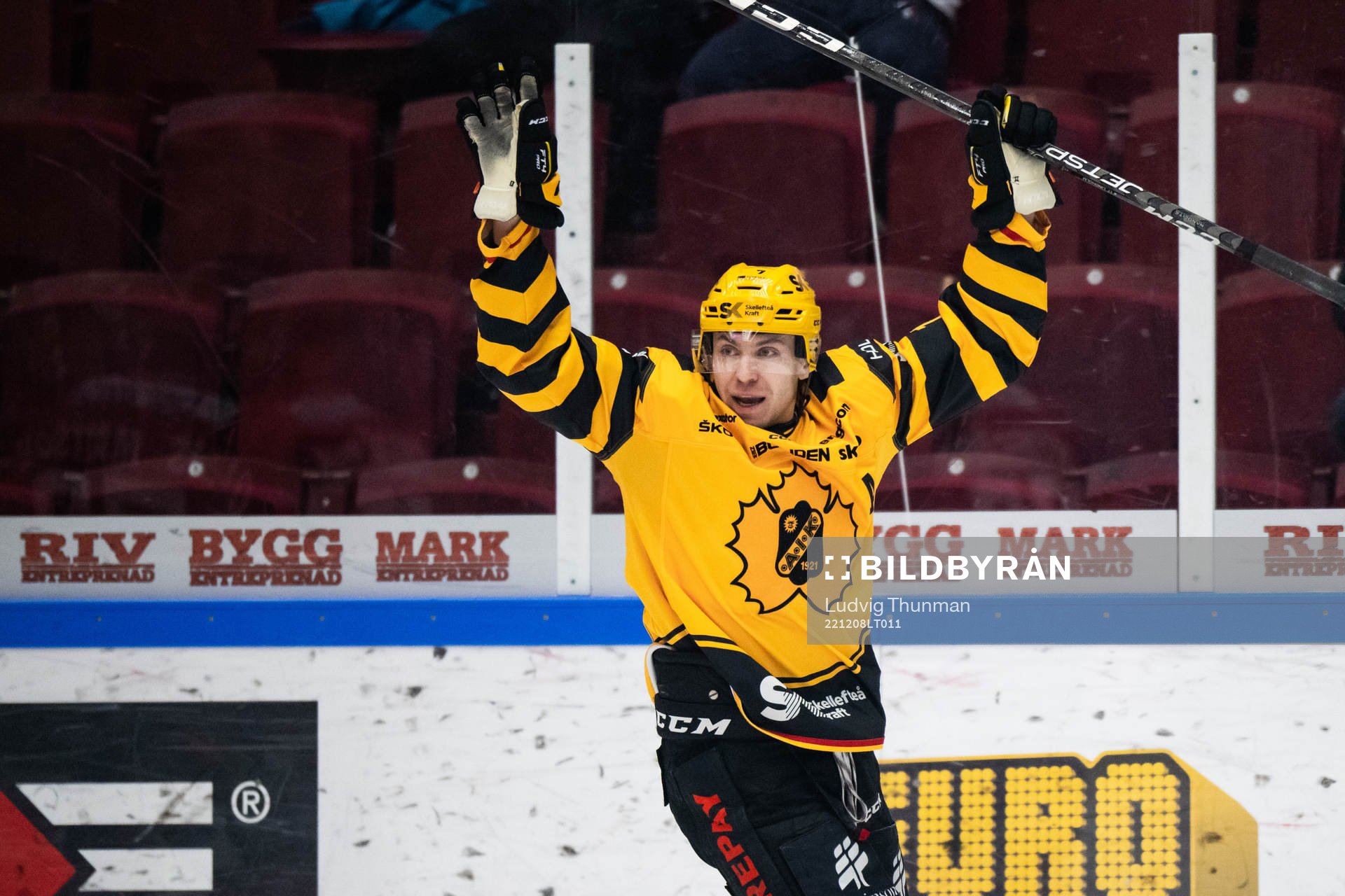 Skellefteås Pär Lindholm jublar