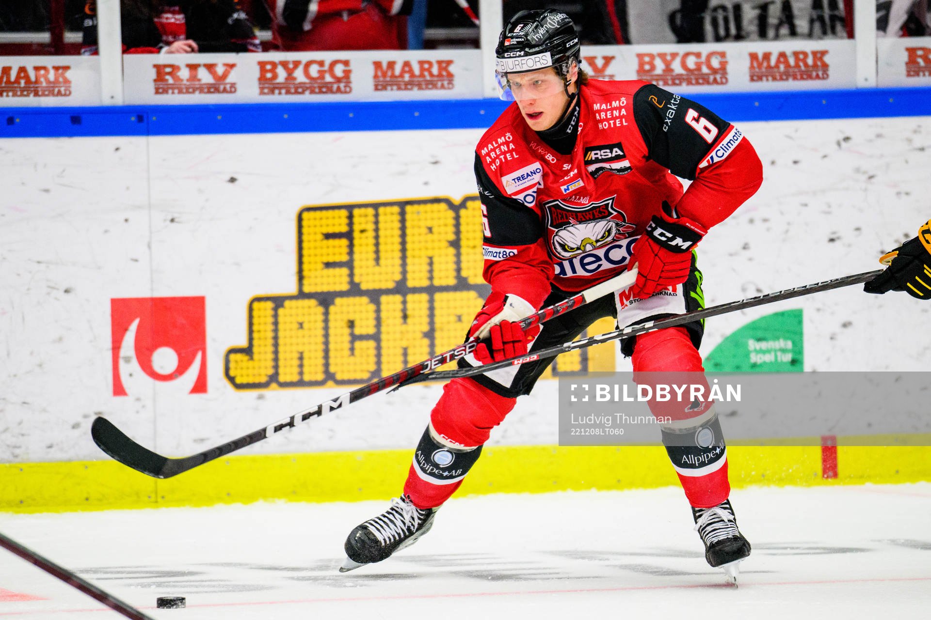Malmö Redhawks Theodor Johnsson