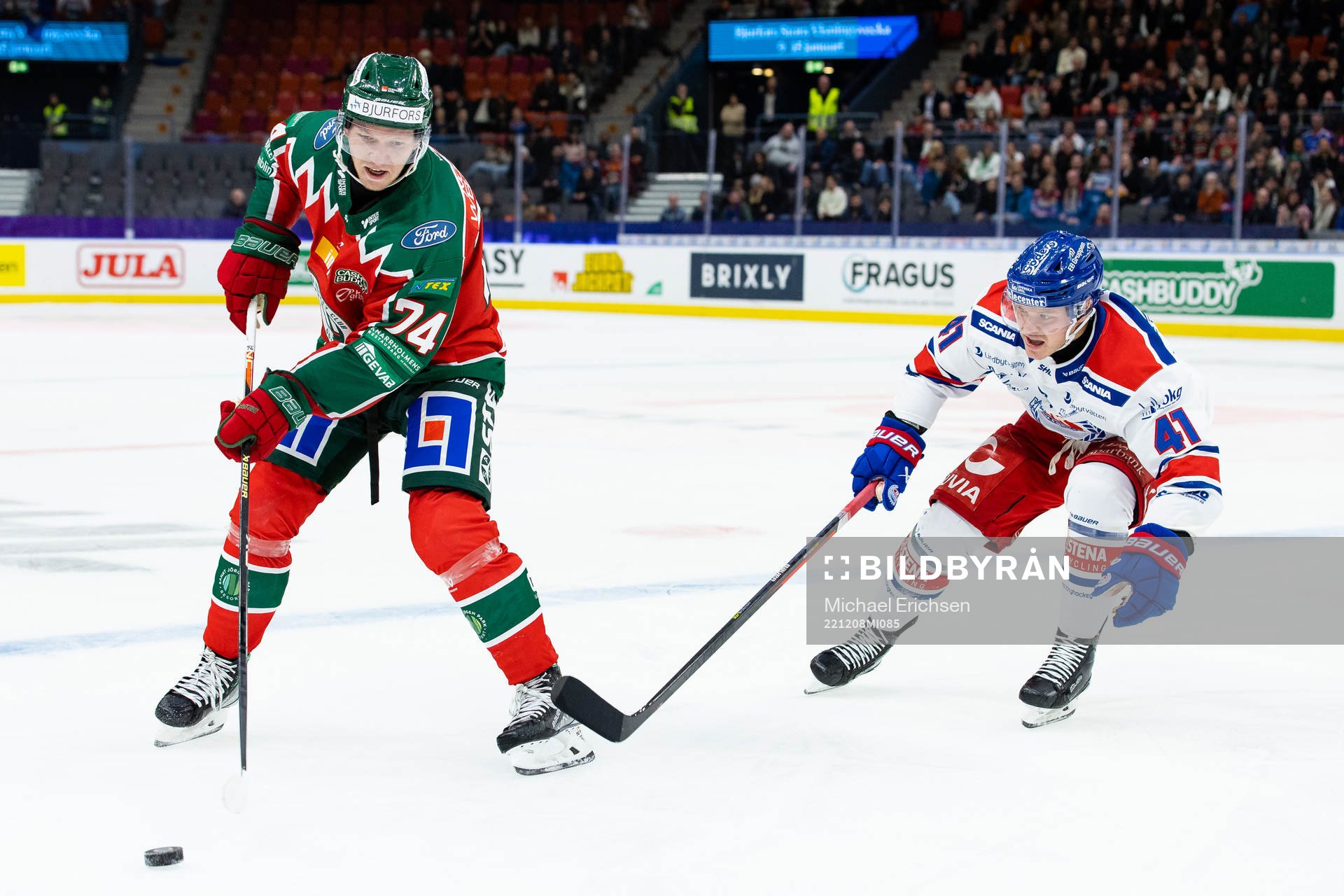 Frölundas Andreas Borgman och Oskarshamns Johan Johnsson
