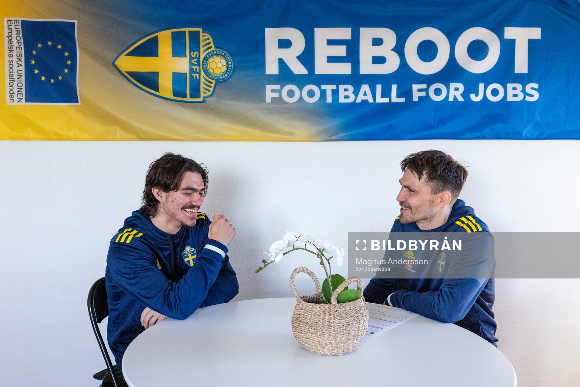 Emilio och Allan Borgvardt i projektet Reboot