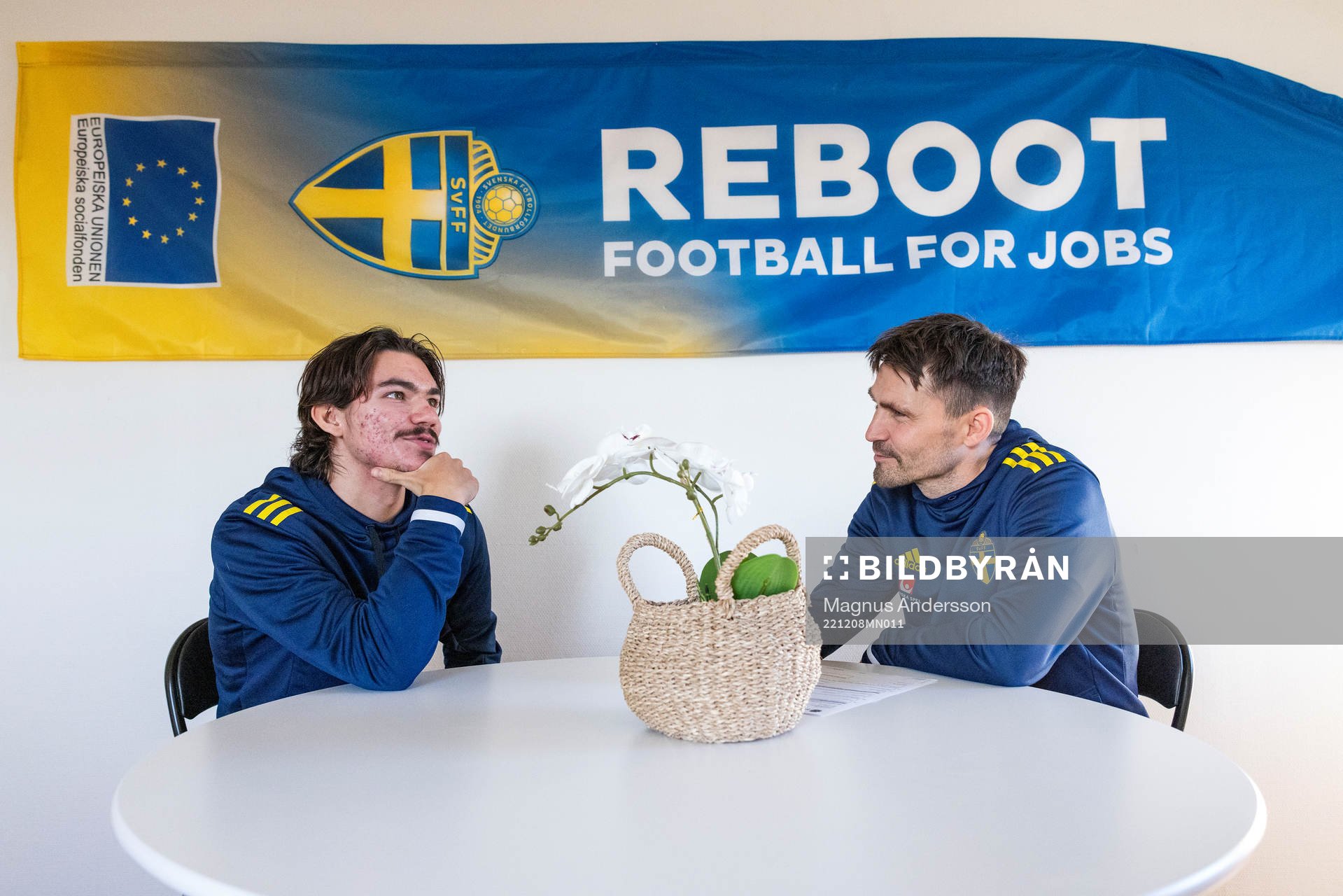 Emilio och Allan Borgvardt i projektet Reboot