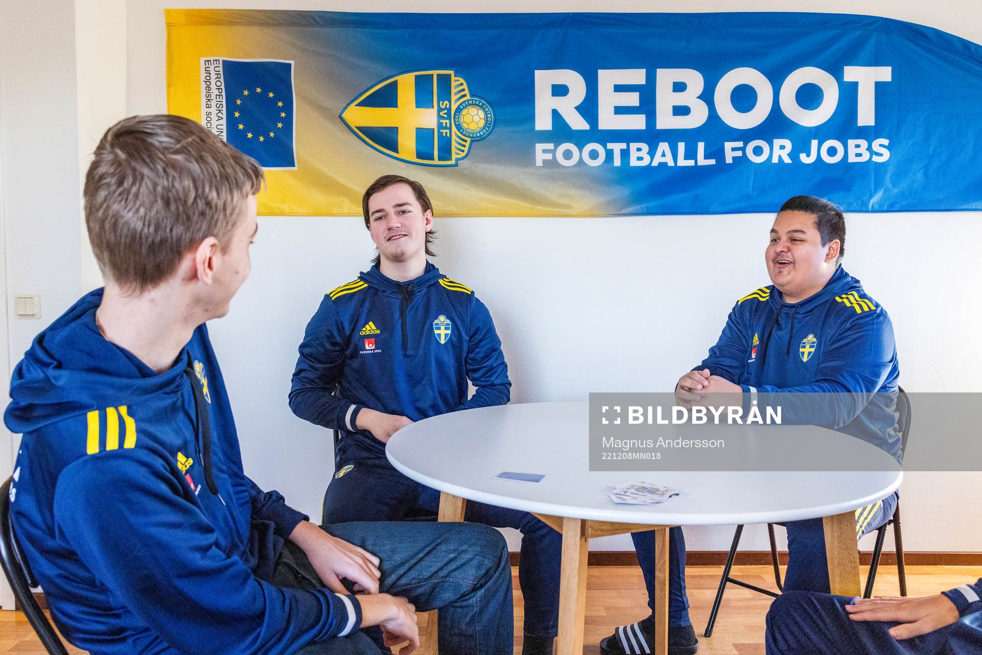 Simon, Simon och Oliver i projektet Reboot