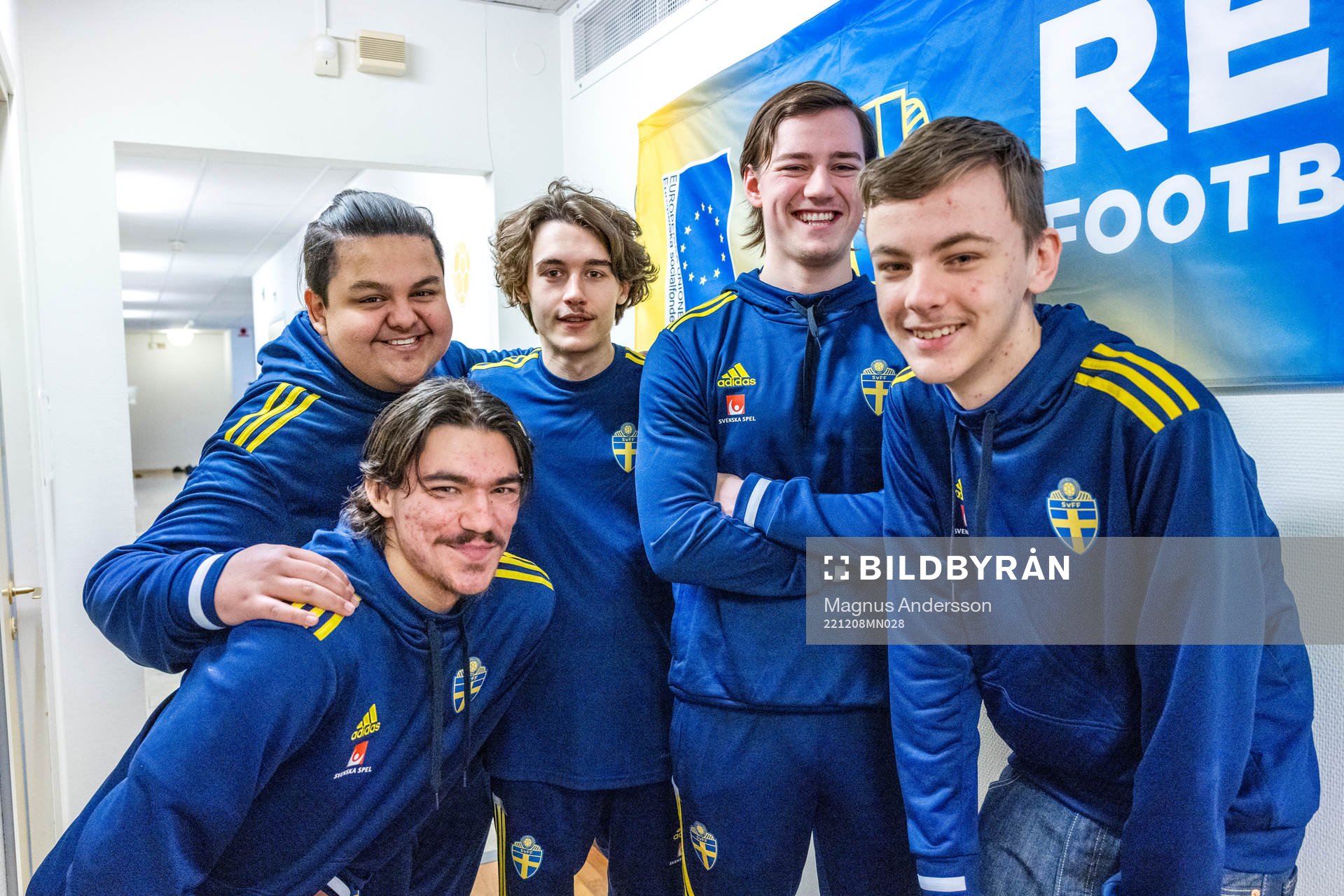 Emilio, Oliver, Noah, Simon och Simon i projektet Reboot