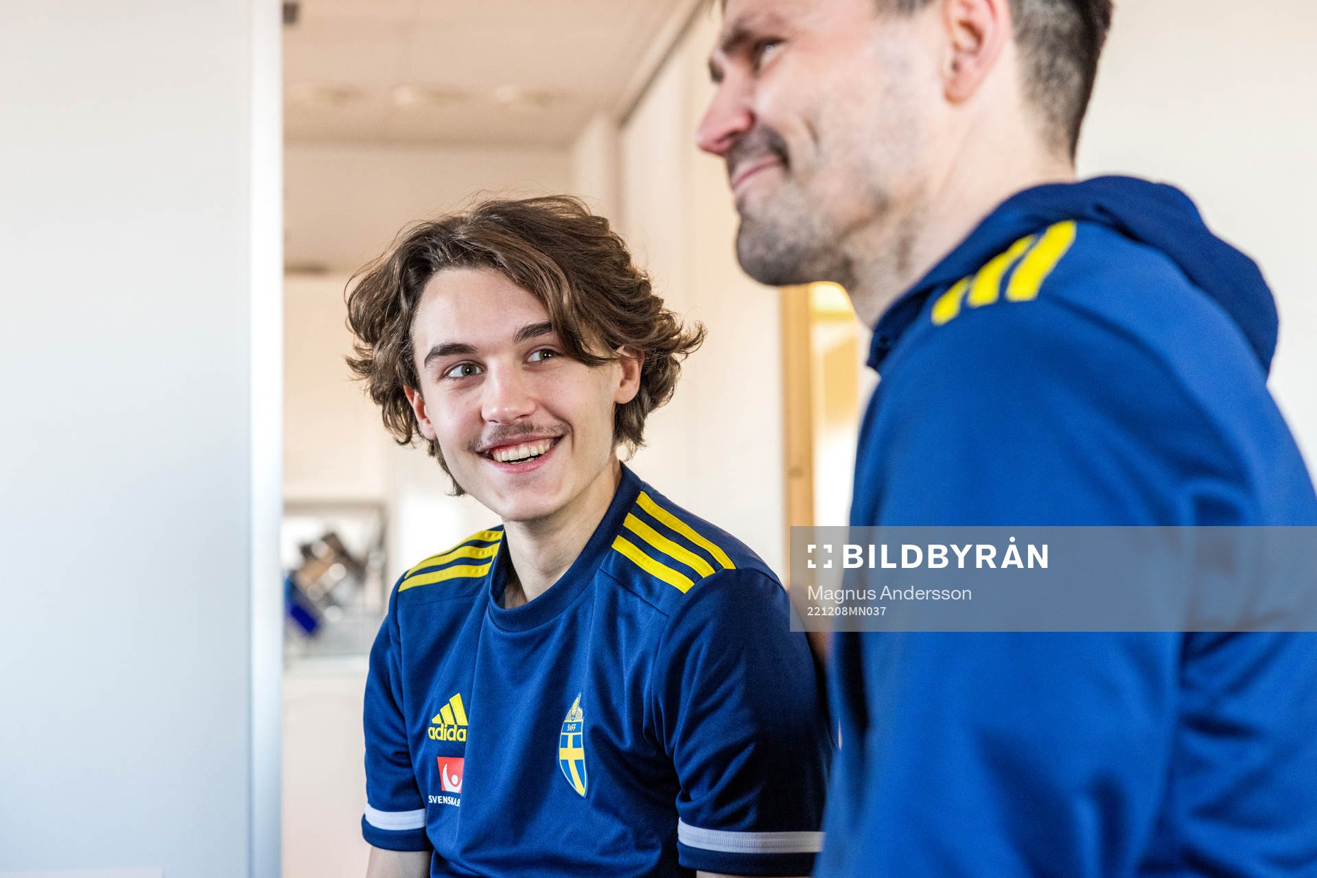 Noah och Allan Borgvardt i projektet Reboot