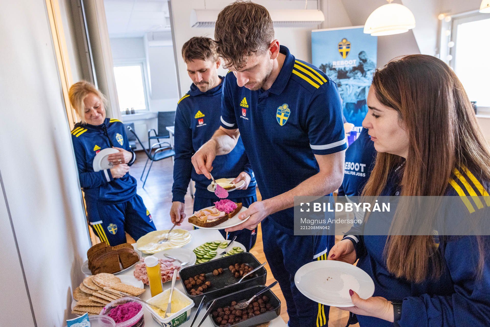 Ledarna Anna Holm, Allan Borgvardt, Andreas Hadenius och