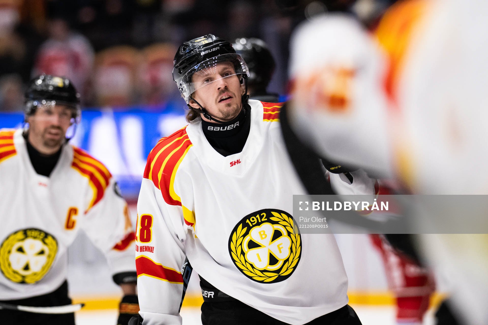 Brynäs Johannes Kinnvall jublar