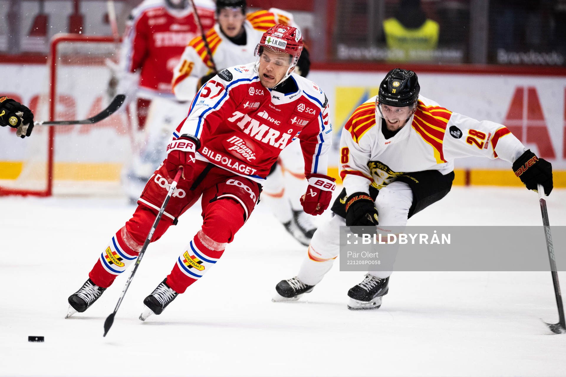 Timrås Anton Wedin och Brynäs Johannes Kinnvall