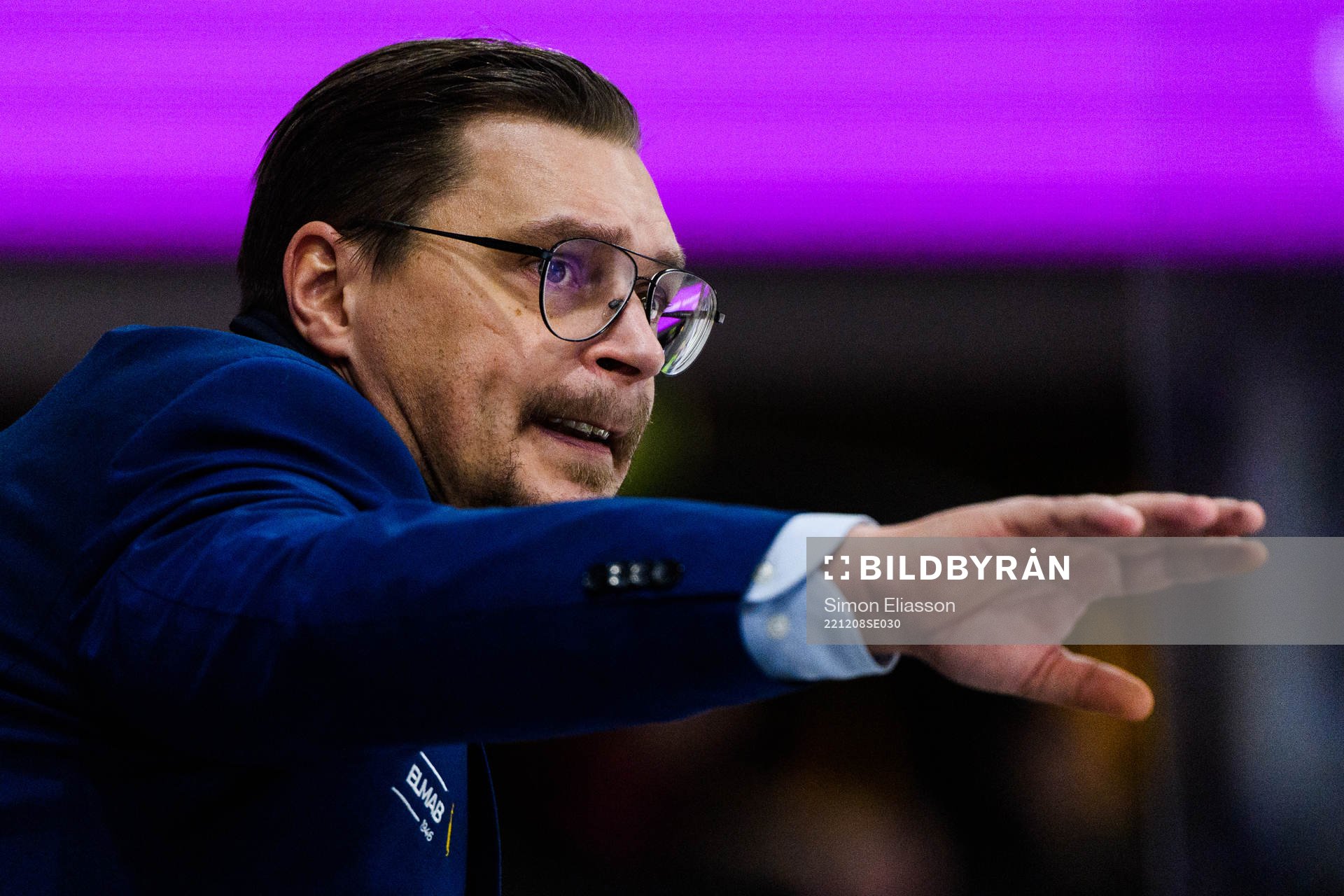 Leksands tränare Björn Hellkvist