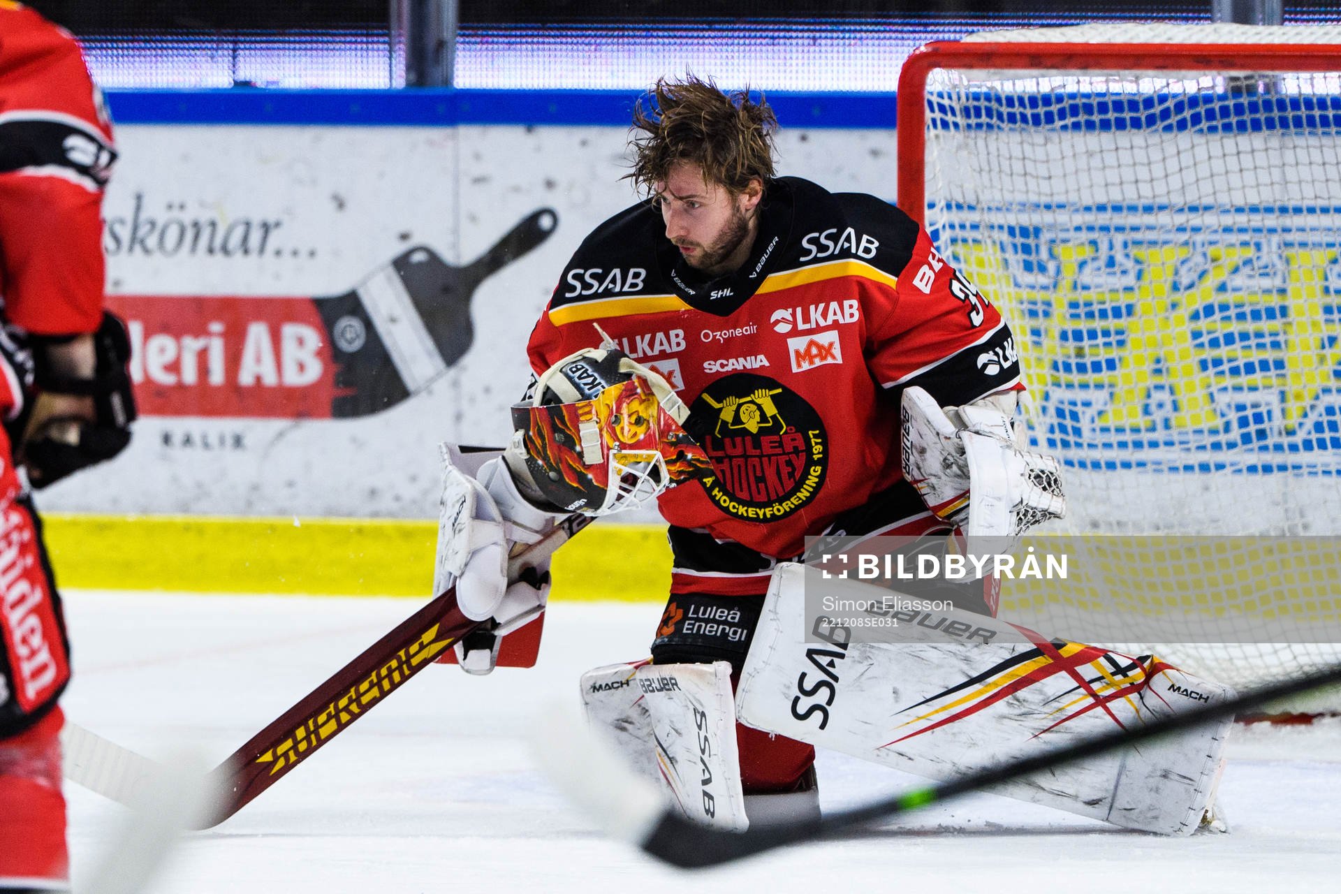 Luleås målvakt Joel Lassinantti