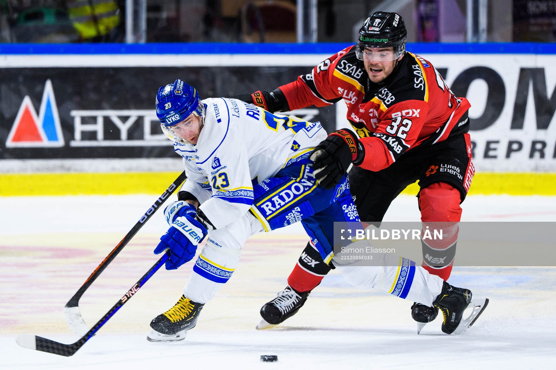 Leksands Mikael Ruohomaa och Luleås Oscar Engsund