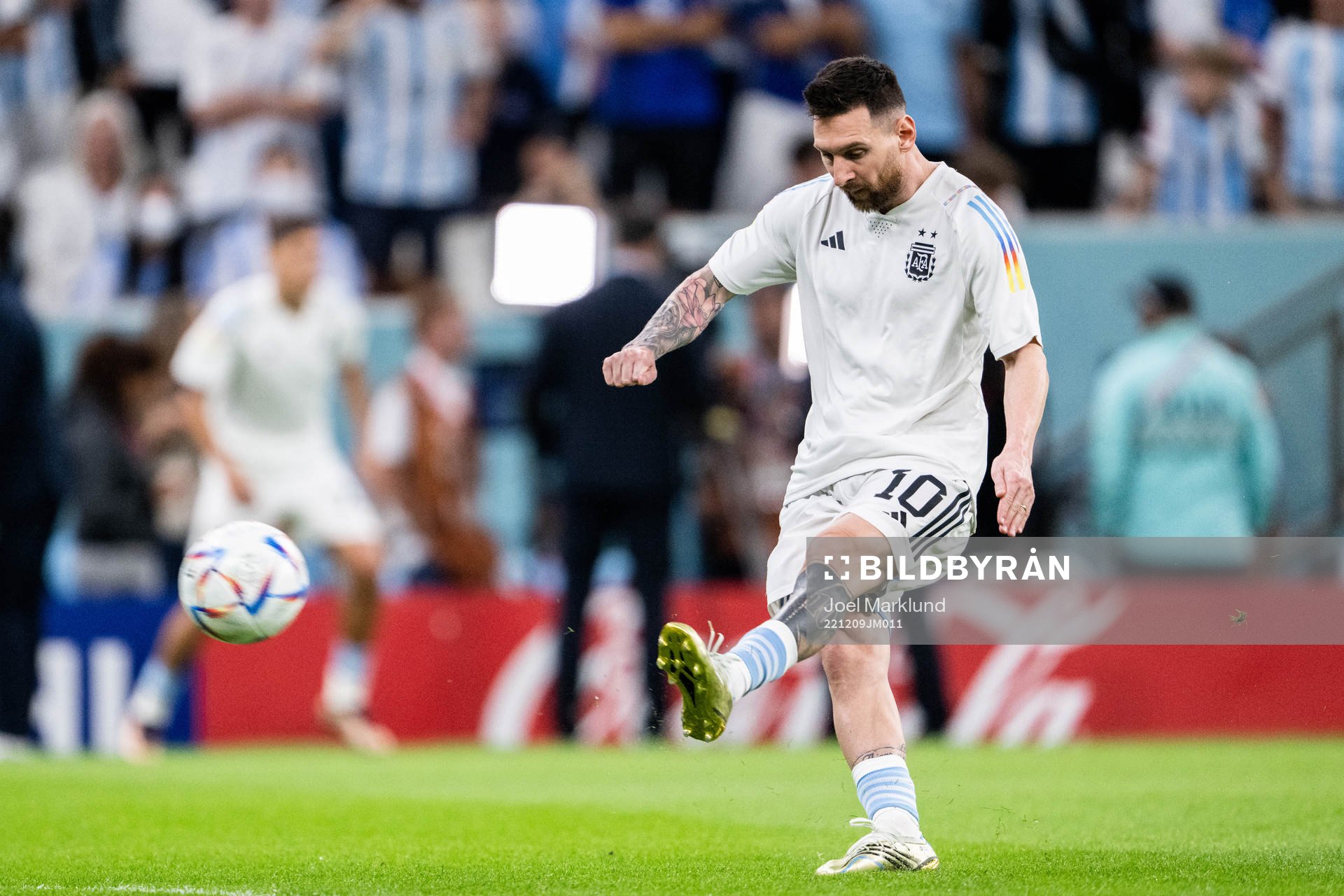 Lionel Messi of Argentina