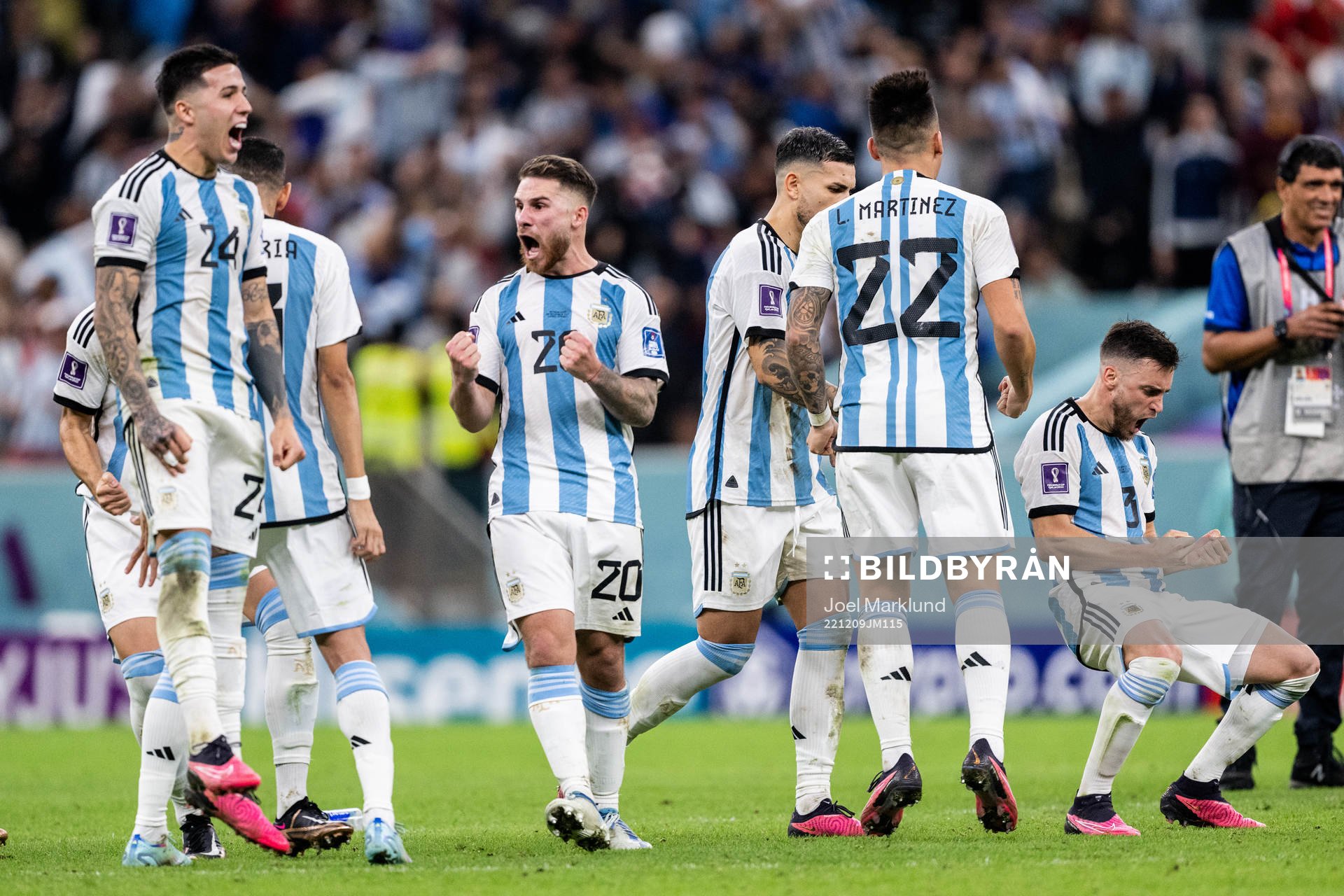 Enzo Fernandez and Alexis Mac Allister of Argentina