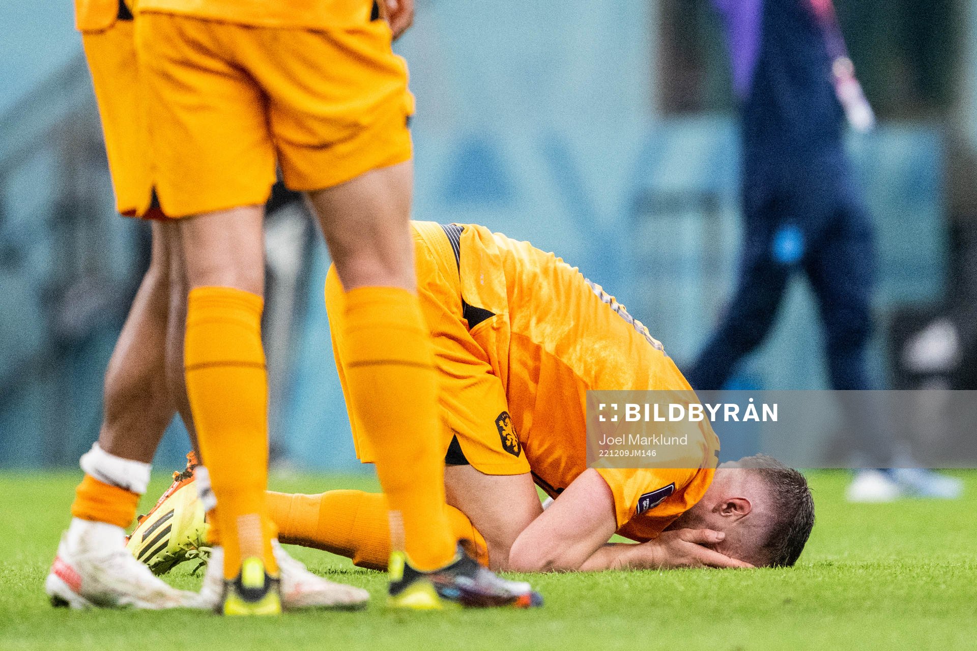 Wout Weghorst of Netherlands looks dejected