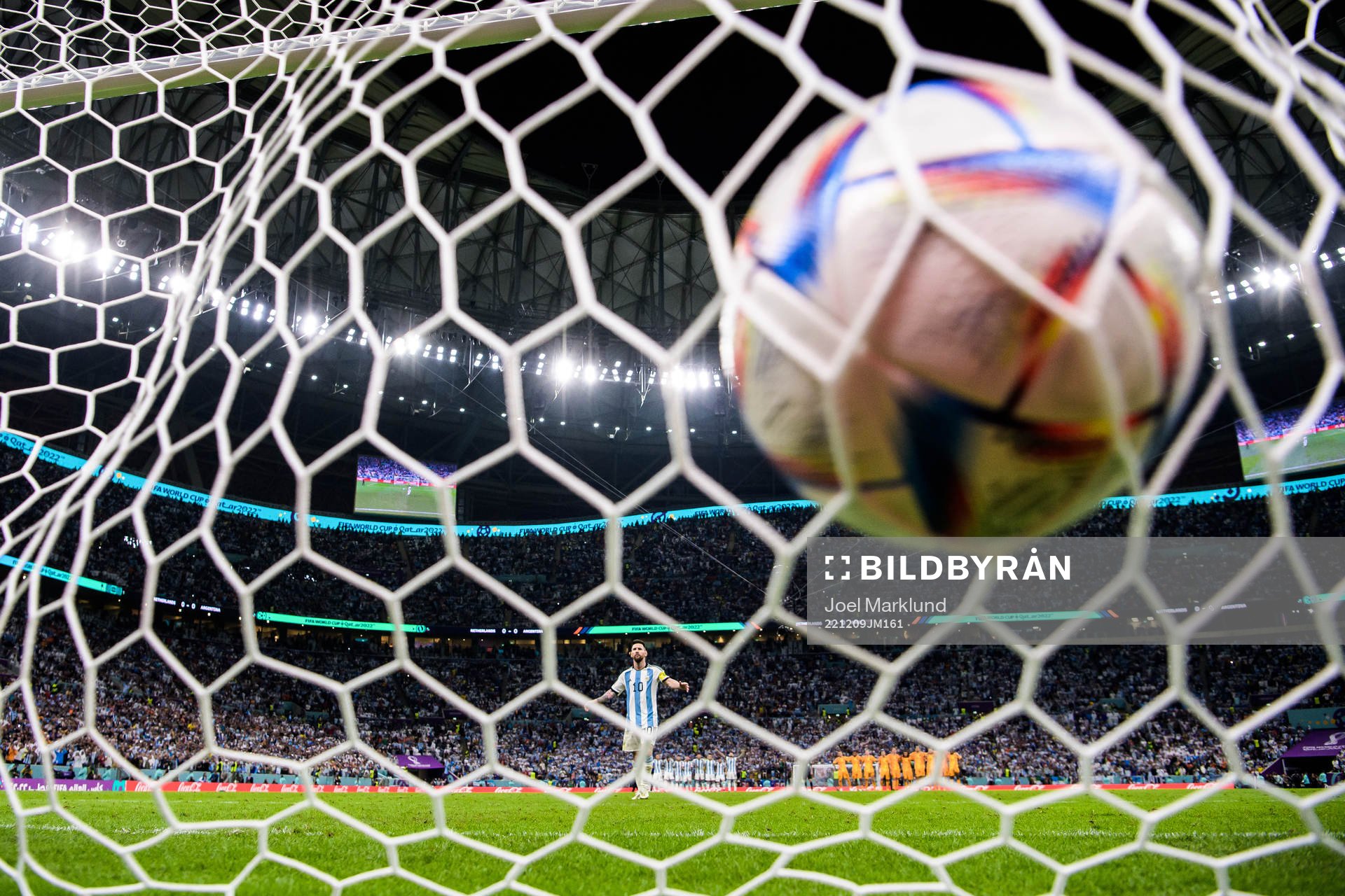 Lionel Messi of Argentina celebrates