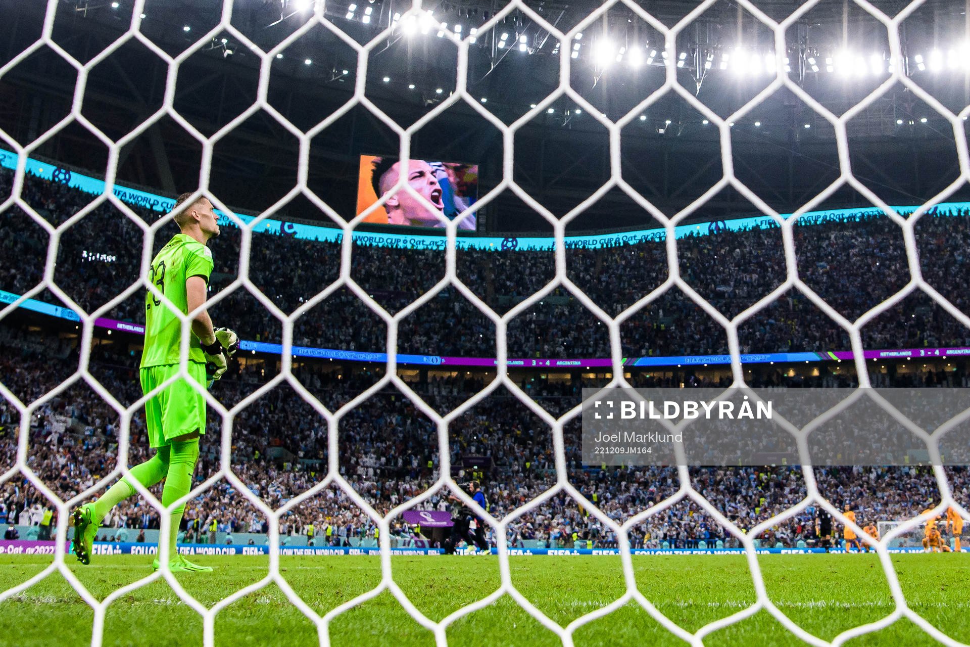 Goalkeeper Andries Noppert of Netherlands looks dejected