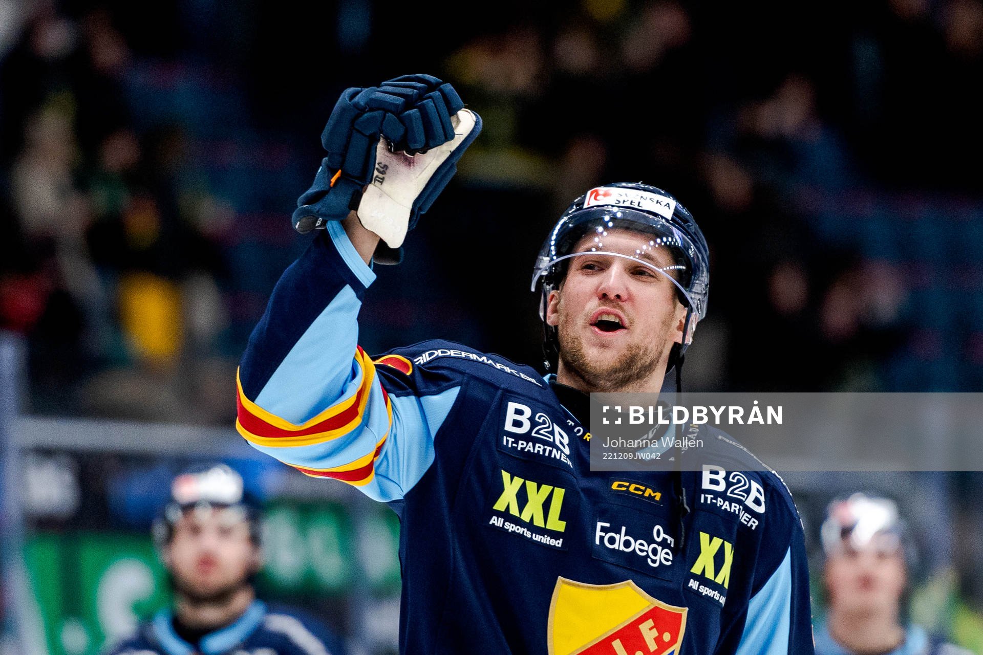 Djurgårdens Fredrik Forsberg jublar