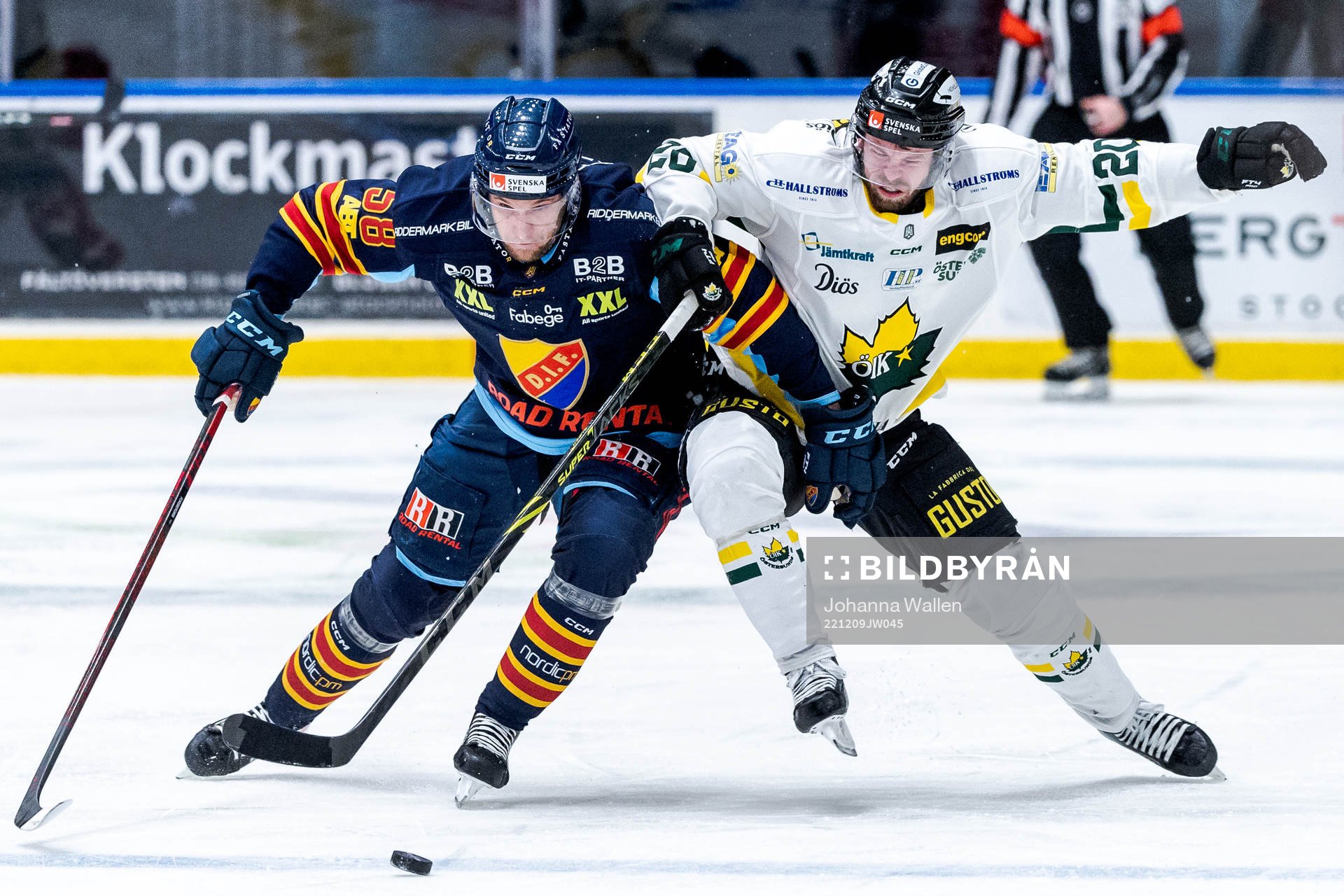 Djurgårdens Fredrik Forsberg och Östersunds Henrik