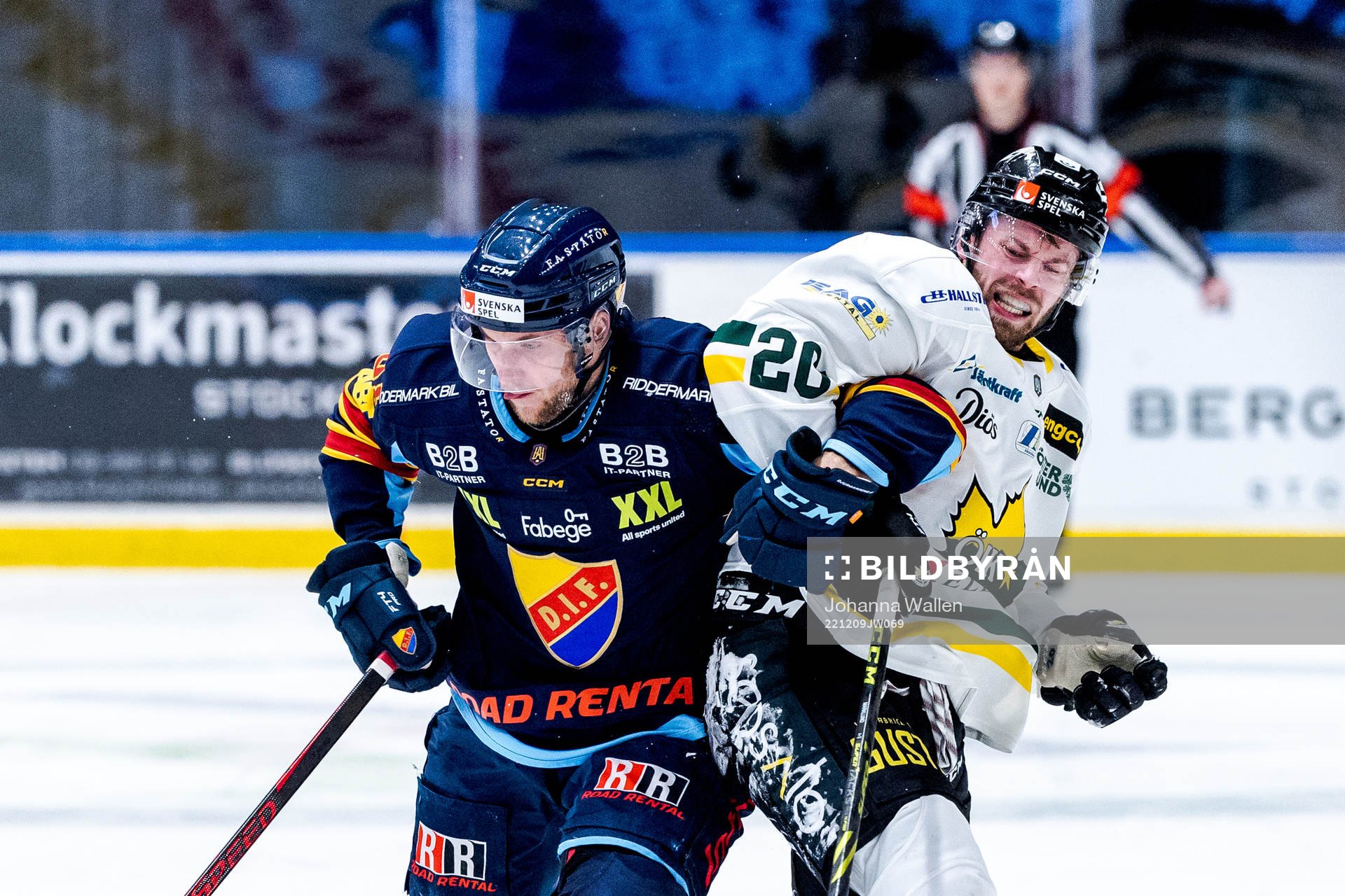 Djurgårdens Fredrik Forsberg och Östersunds Henrik
