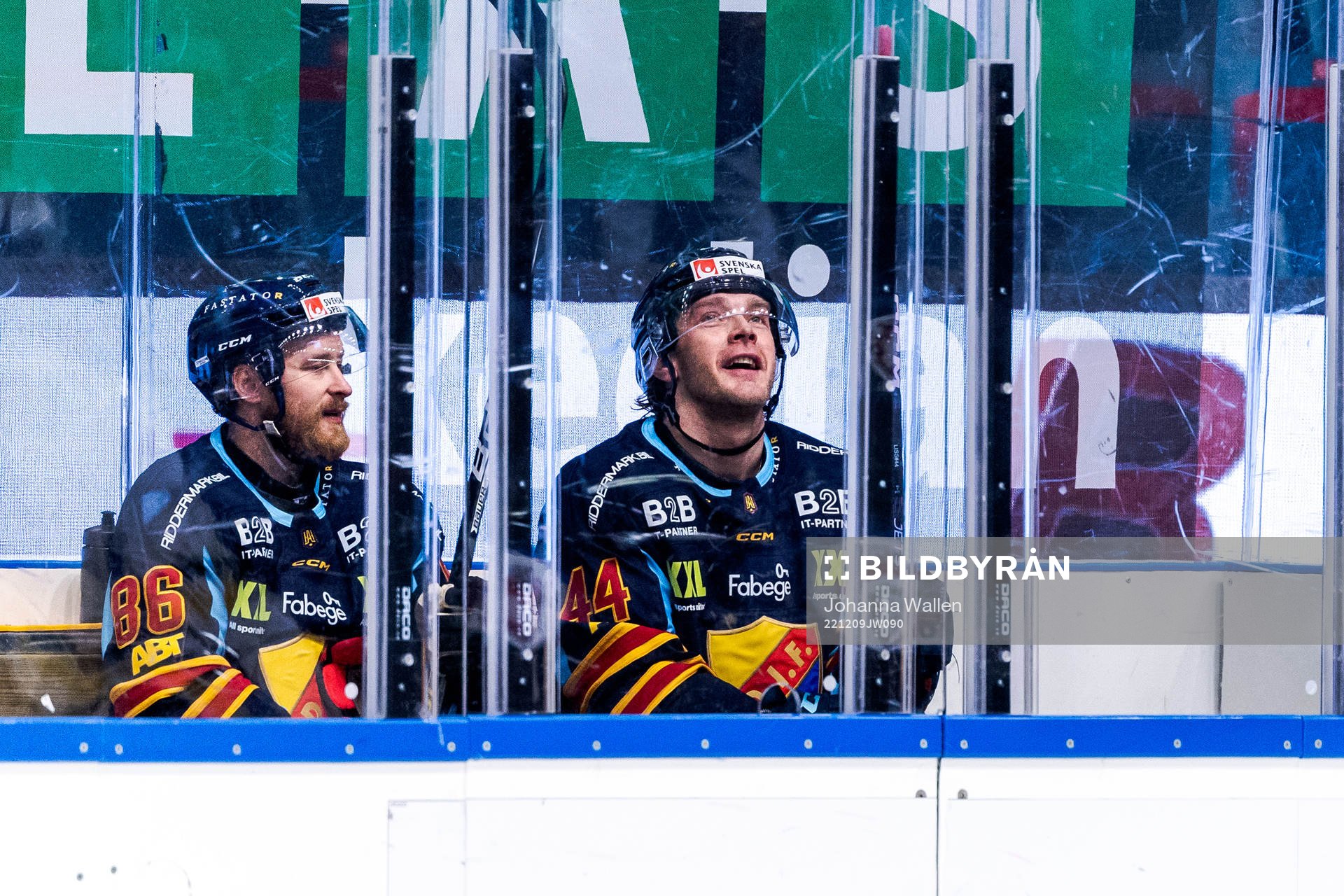 Djurgårdens Linus Klasen och Olle Liss utvisas