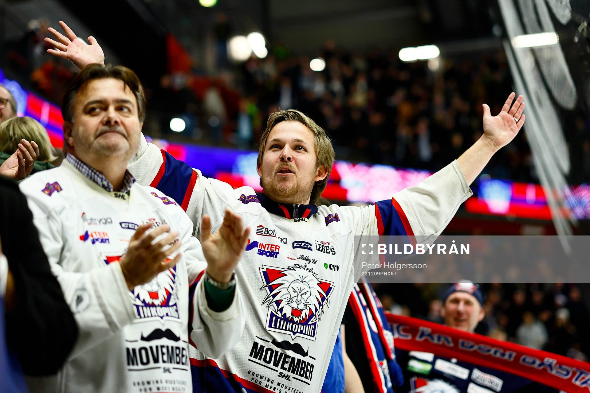 Linköpings supporters jublar