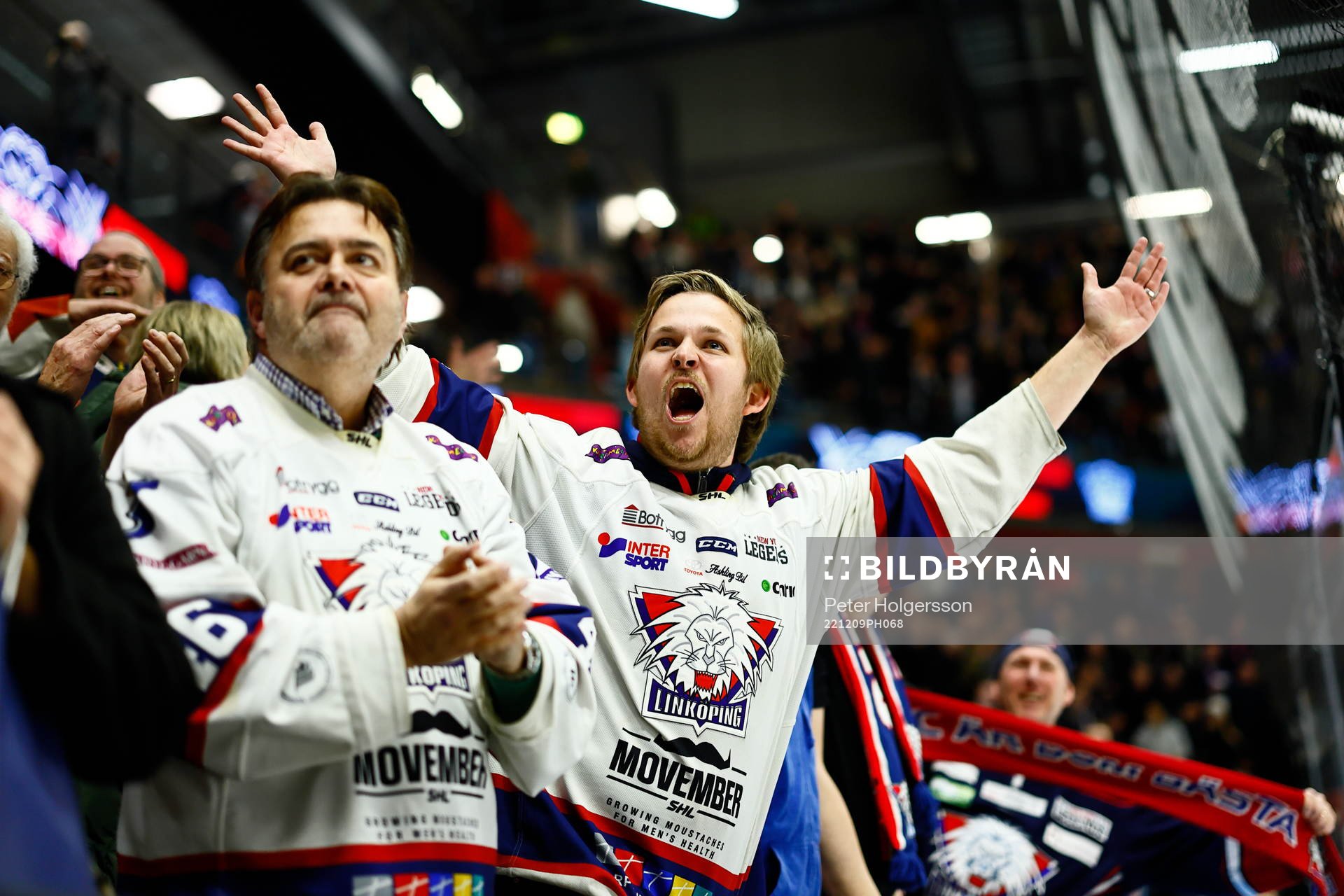 Linköpings supporters jublar