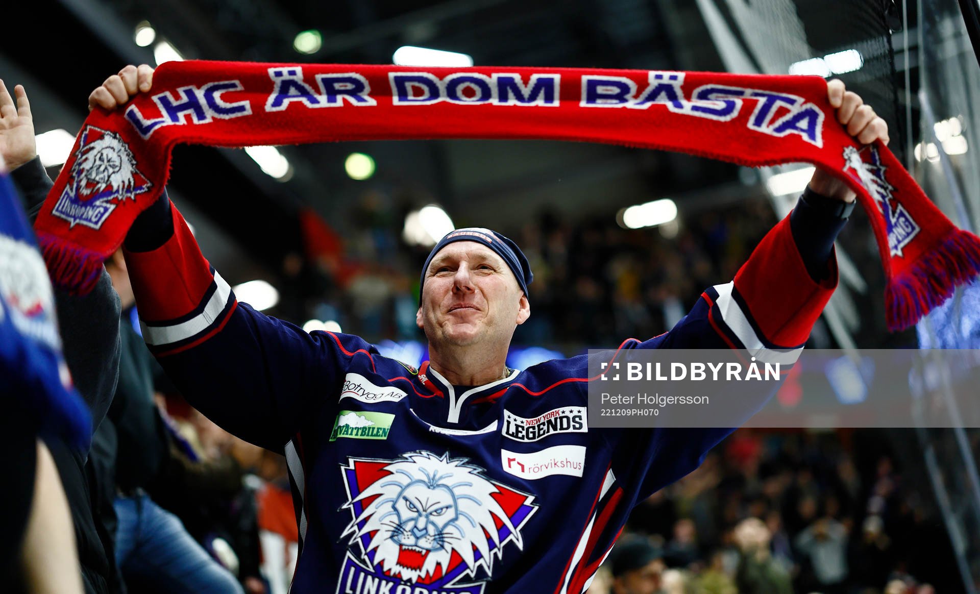 Linköpings supporters jublar