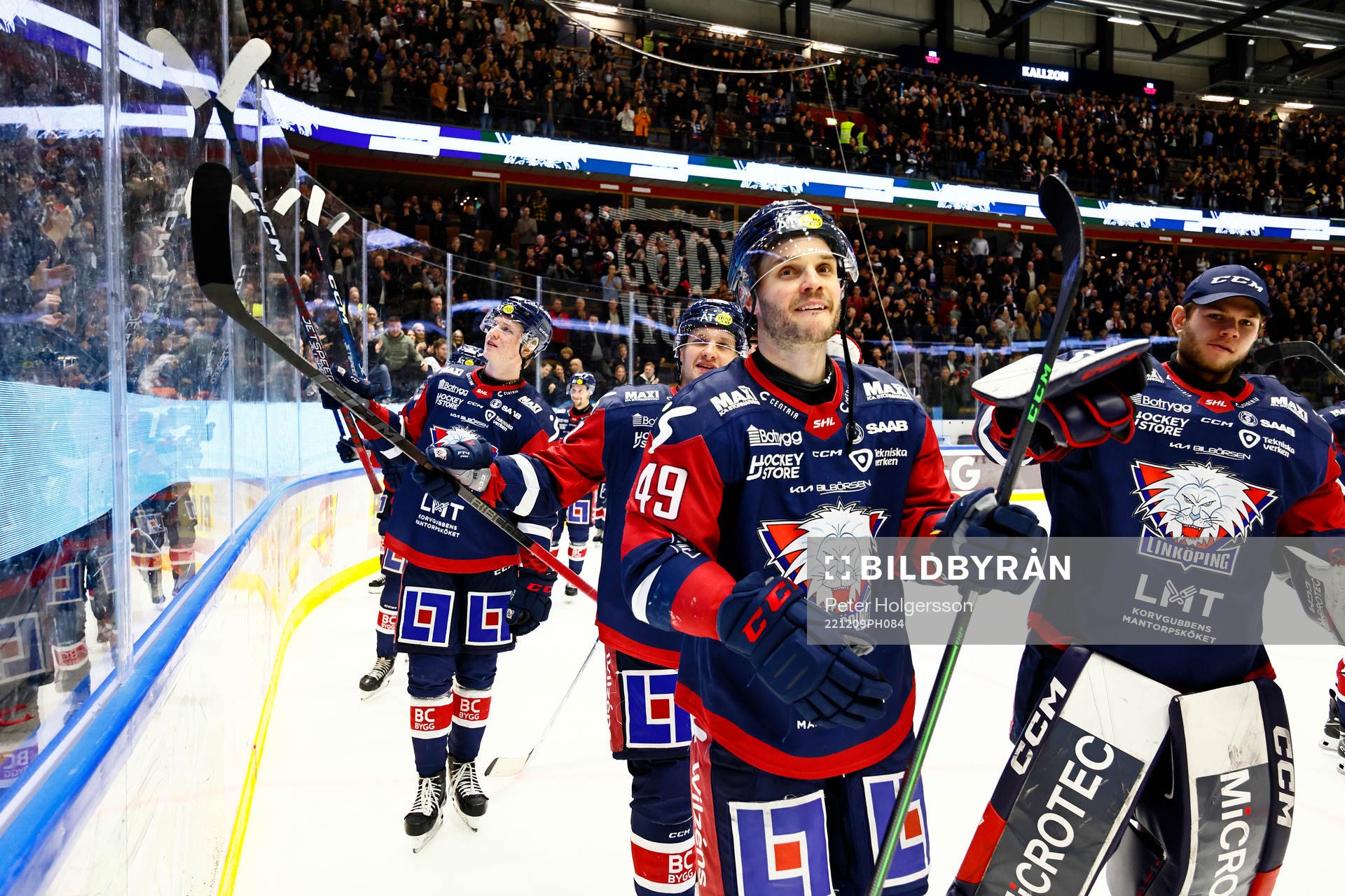 Linköpings Benjamin Maxwell jublar