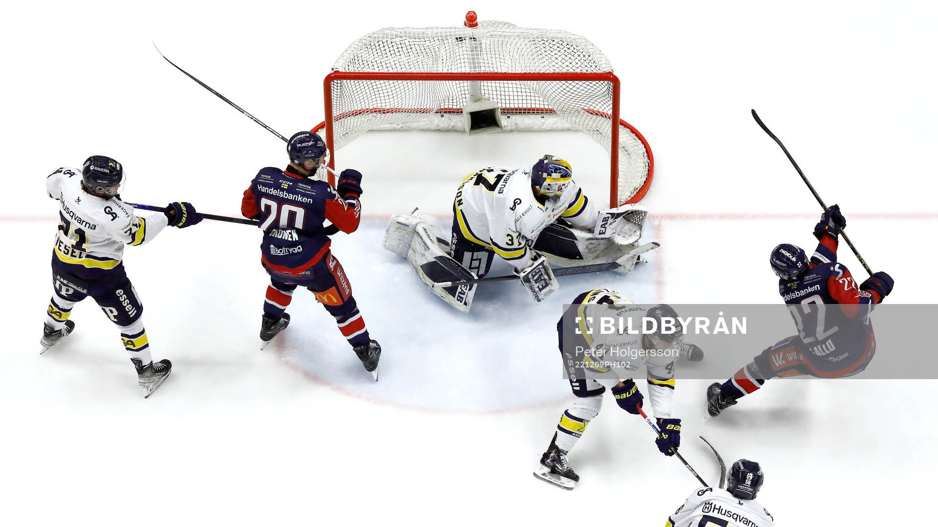 Mål gav Linköpings Vilmos Gallo förbi HV71s målvakt
