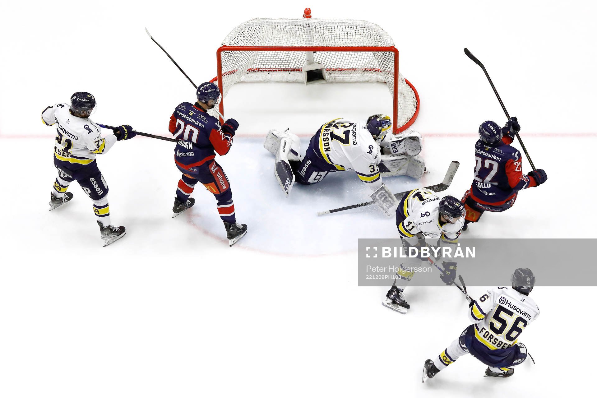Mål gav Linköpings Vilmos Gallo förbi HV71s målvakt