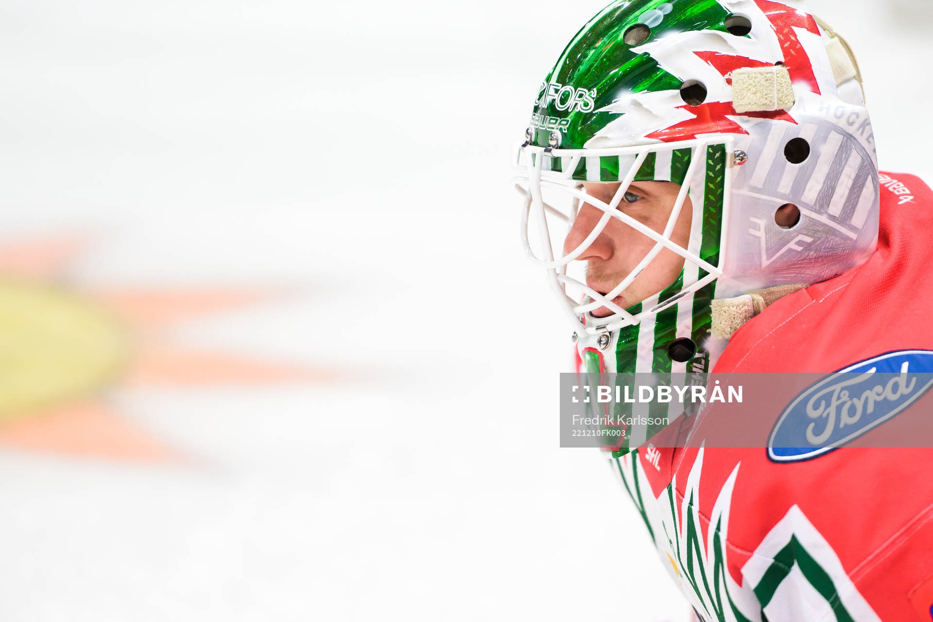 Frölundas målvakt Frederik Dichow