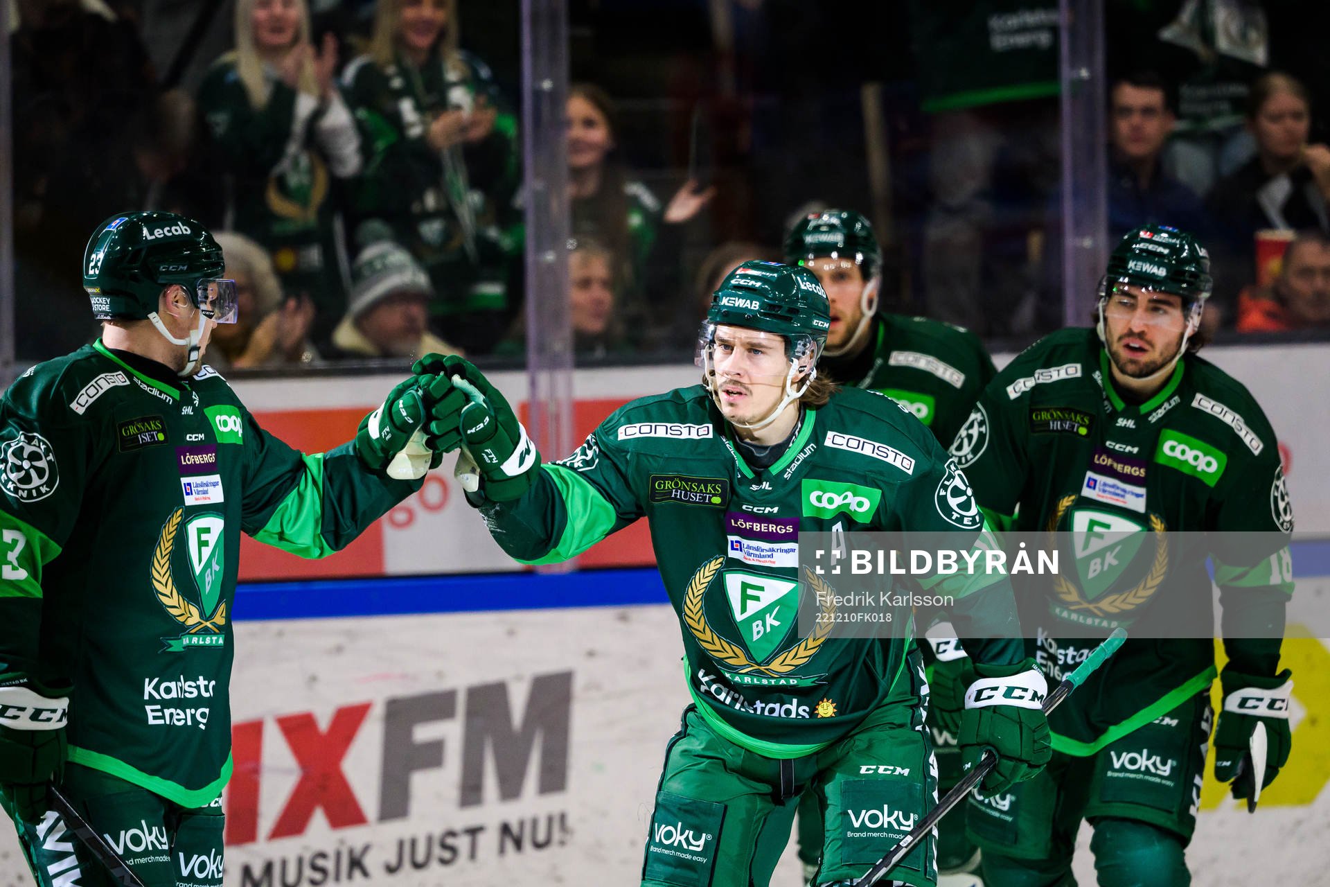 Färjestads Joakim Nygård jublar