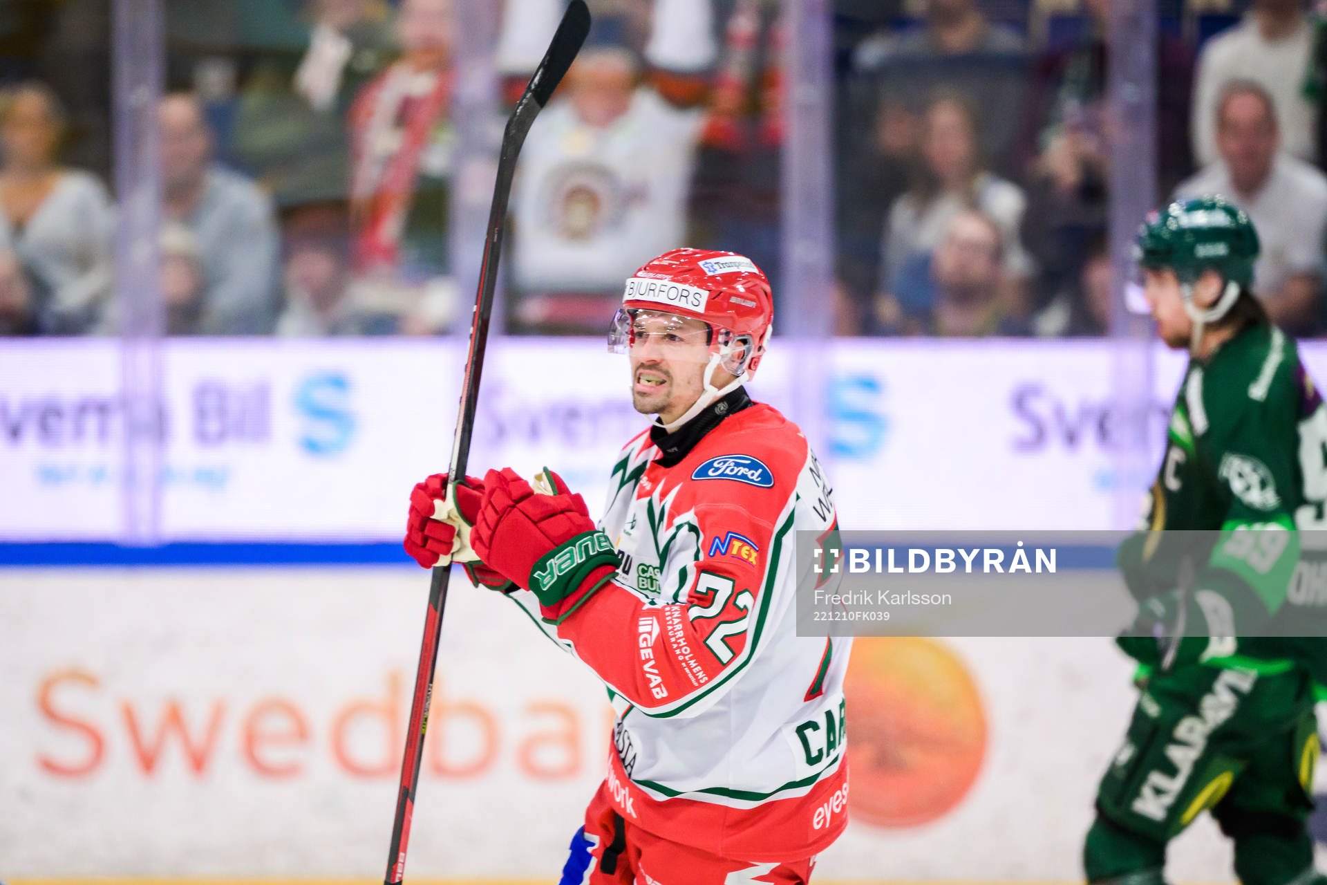 Frölundas Patrik Carlsson jublar