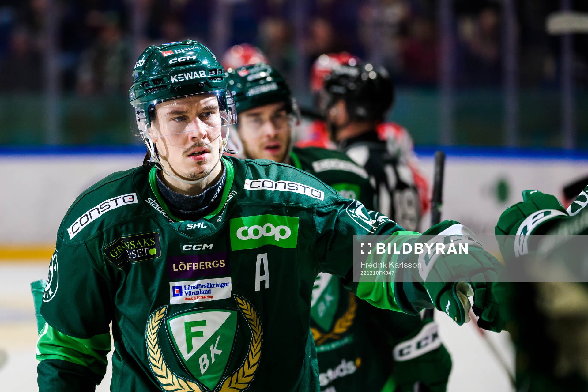 Färjestads Joakim Nygård jublar