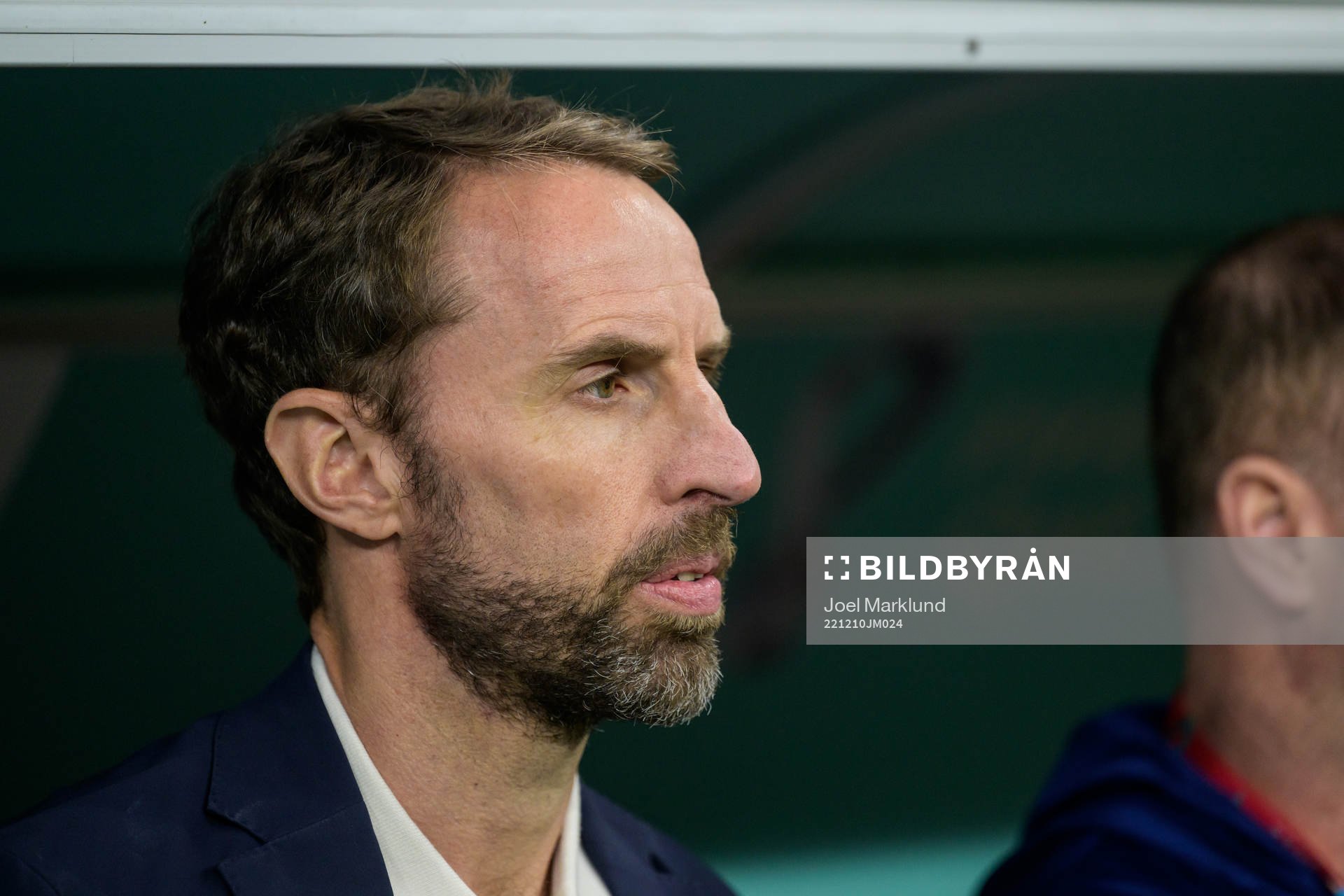 head coach Gareth Southgate of England