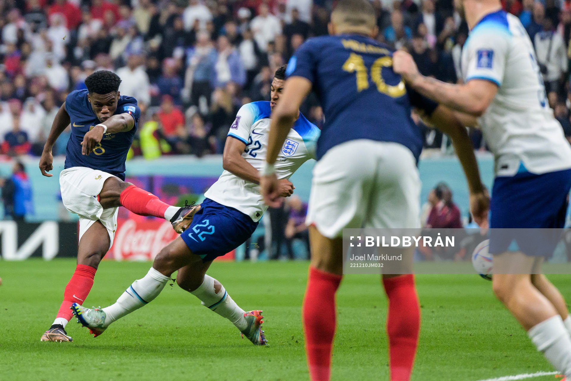 Aurelien Tchouameni of France scores 0-1