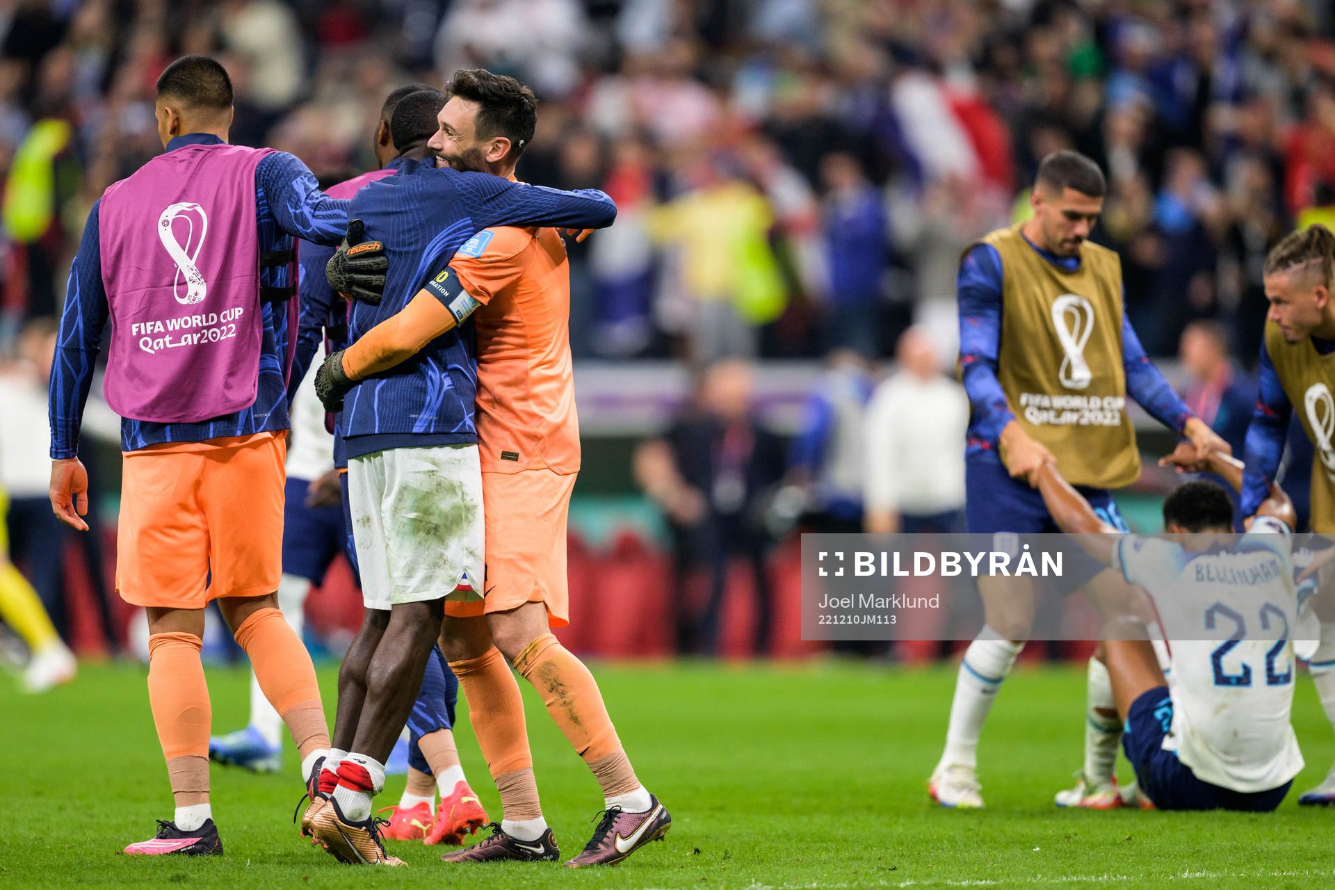 goalkeeper Hugo Lloris of France celebrates