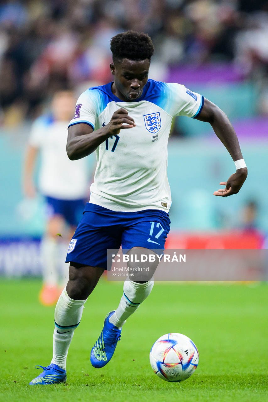 Bukayo Saka of England